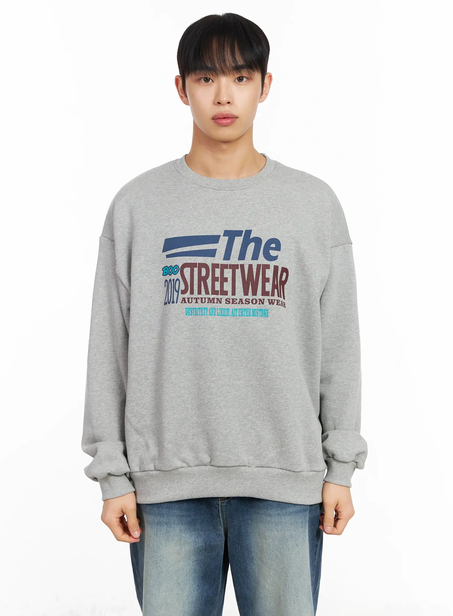 Men's Casual Graphic Crewneck Sweatshirt IM511 - Image 10