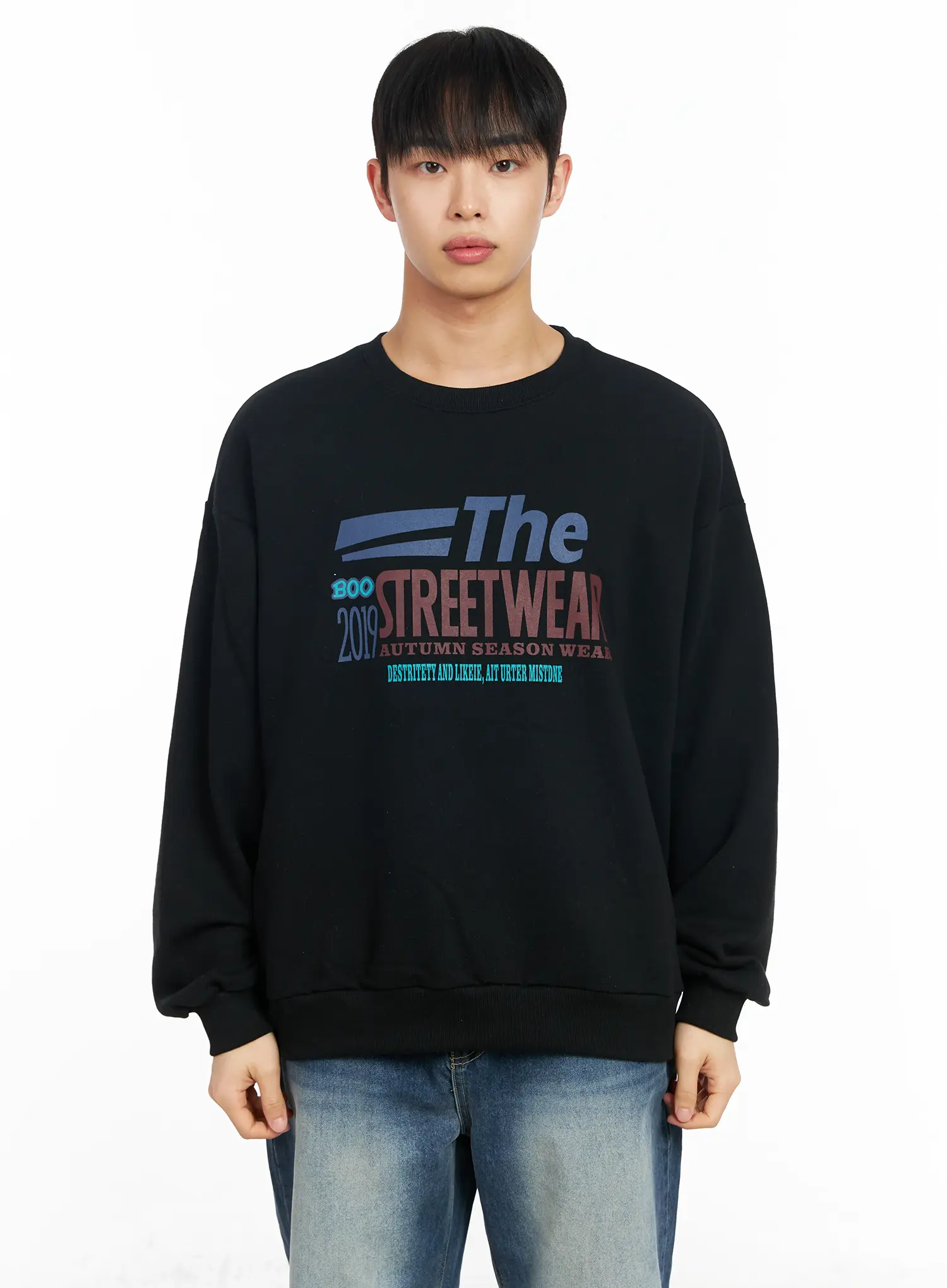 Men's Casual Graphic Crewneck Sweatshirt IM511 - Image 11