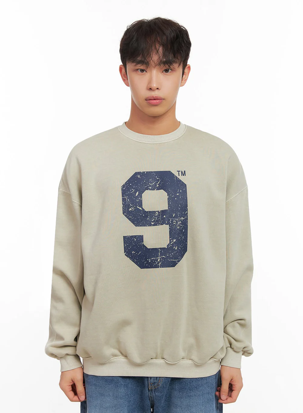 Men's Casual Long-Sleeve Oversized Tee ID427 - Image 10