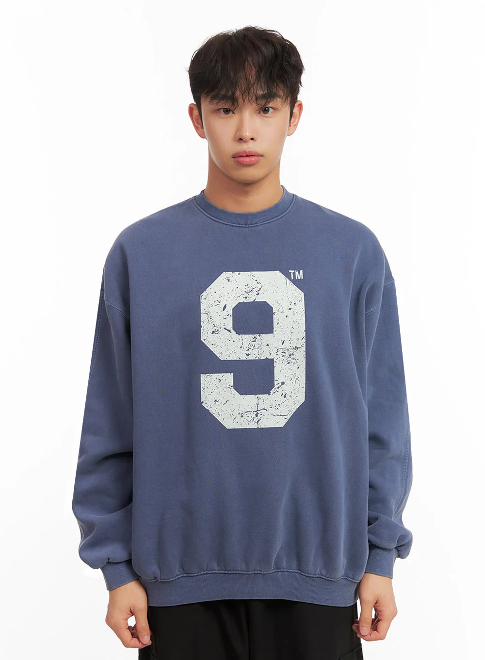 Men's Casual Long-Sleeve Oversized Tee ID427 - Image 12