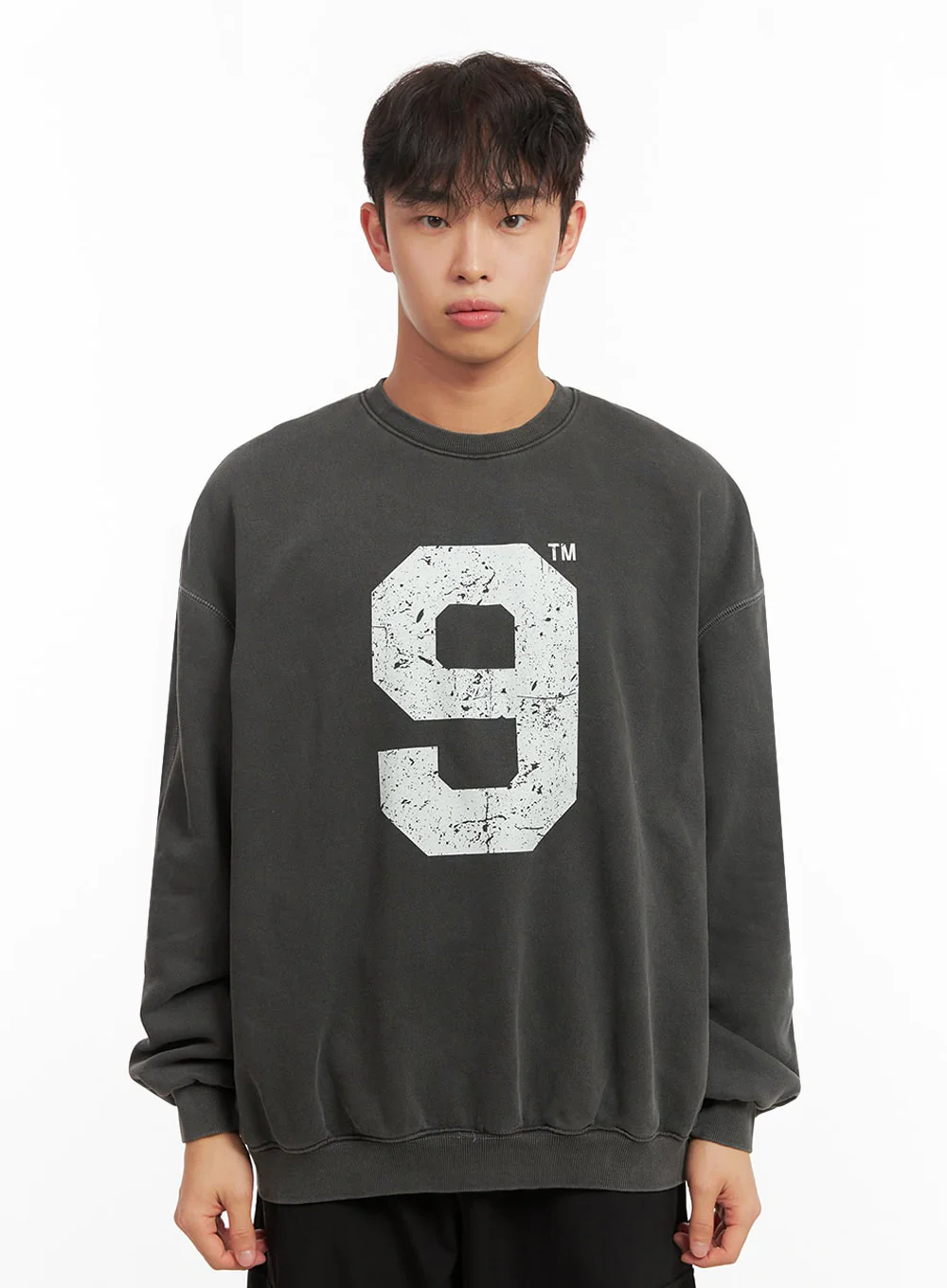 Men's Casual Long-Sleeve Oversized Tee ID427 - Image 13