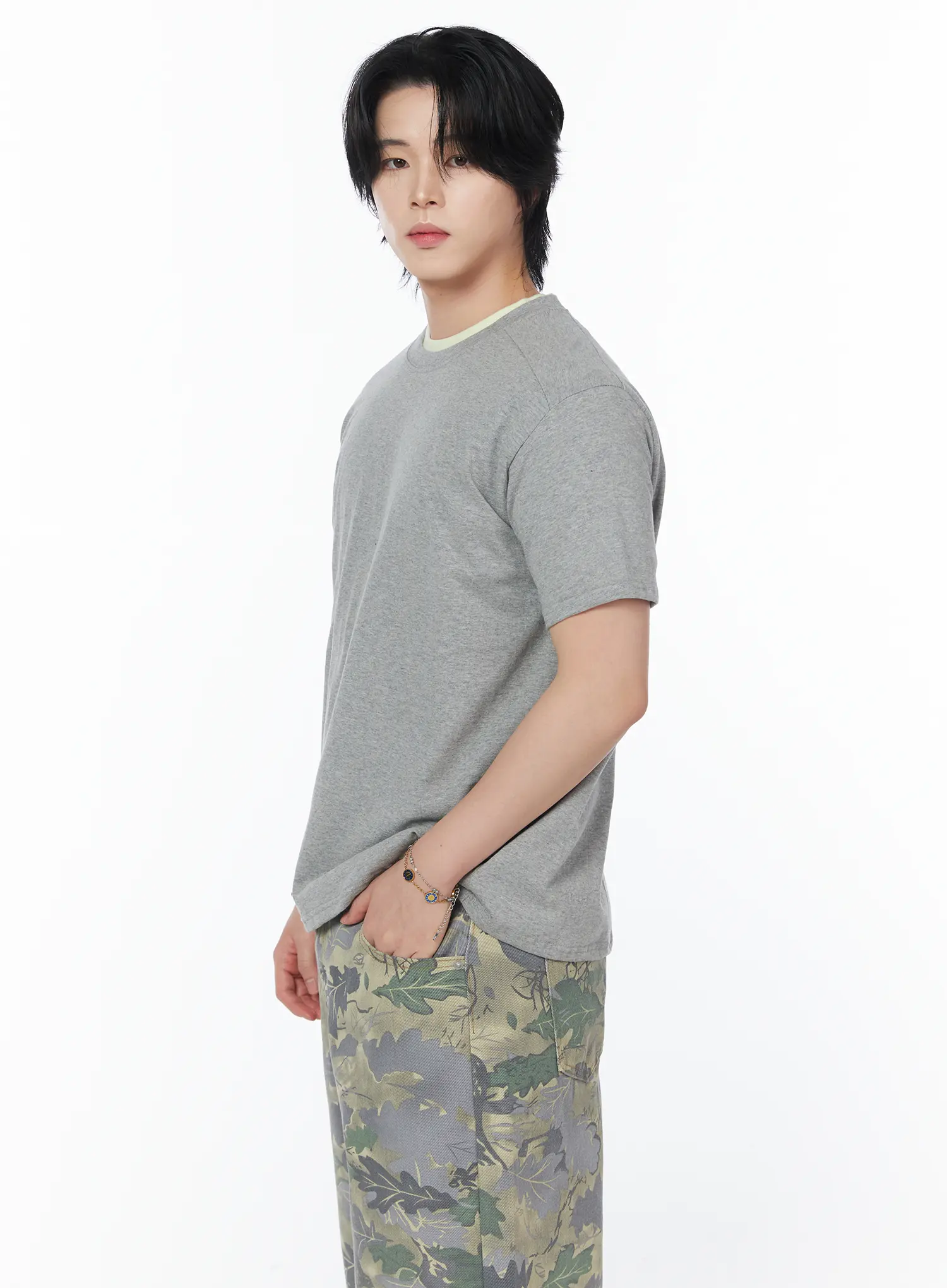 Men's Casual T-Shirt IY525 - Image 6