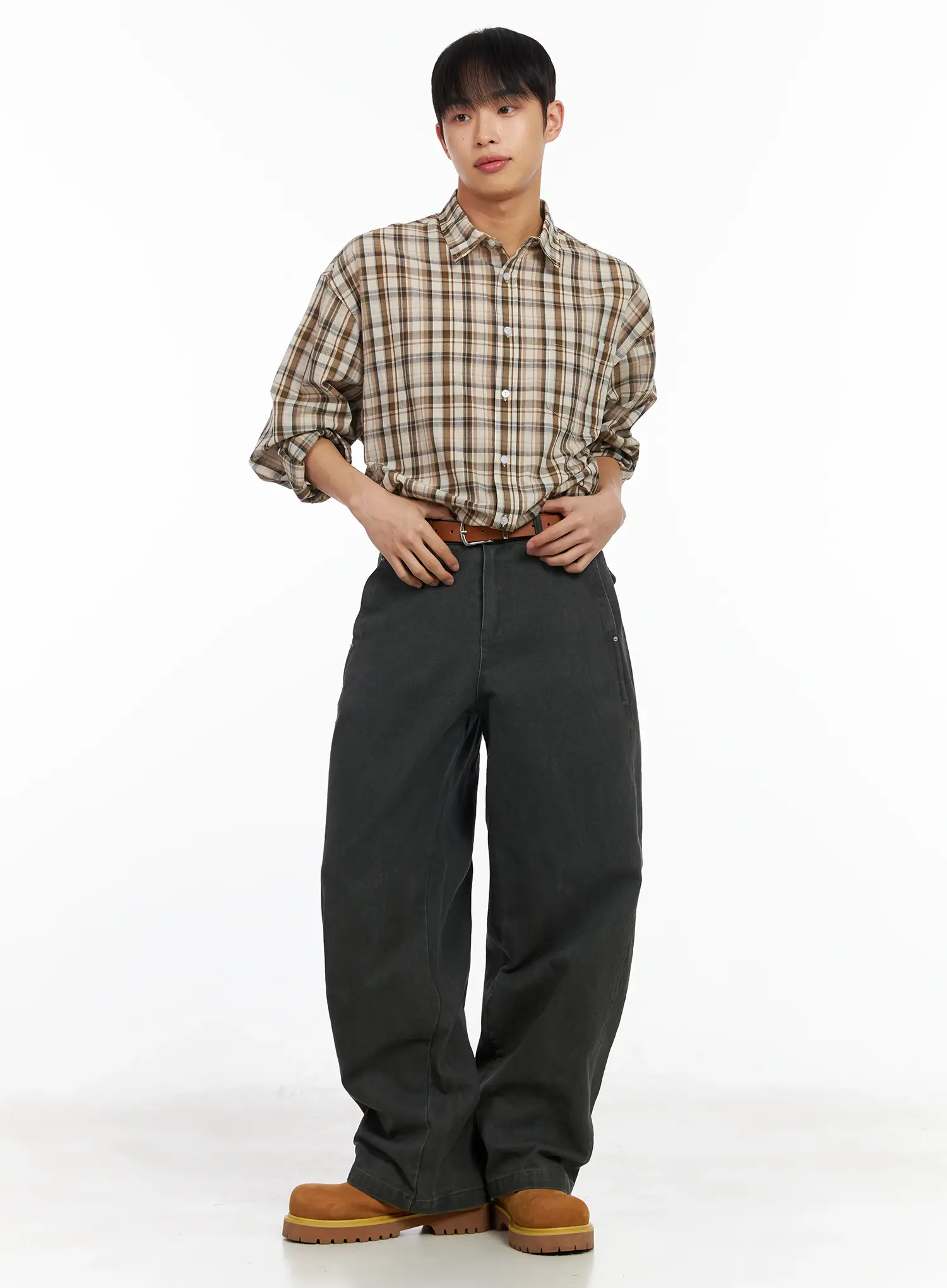 Men's Checkered Shirt IM516 - Image 8