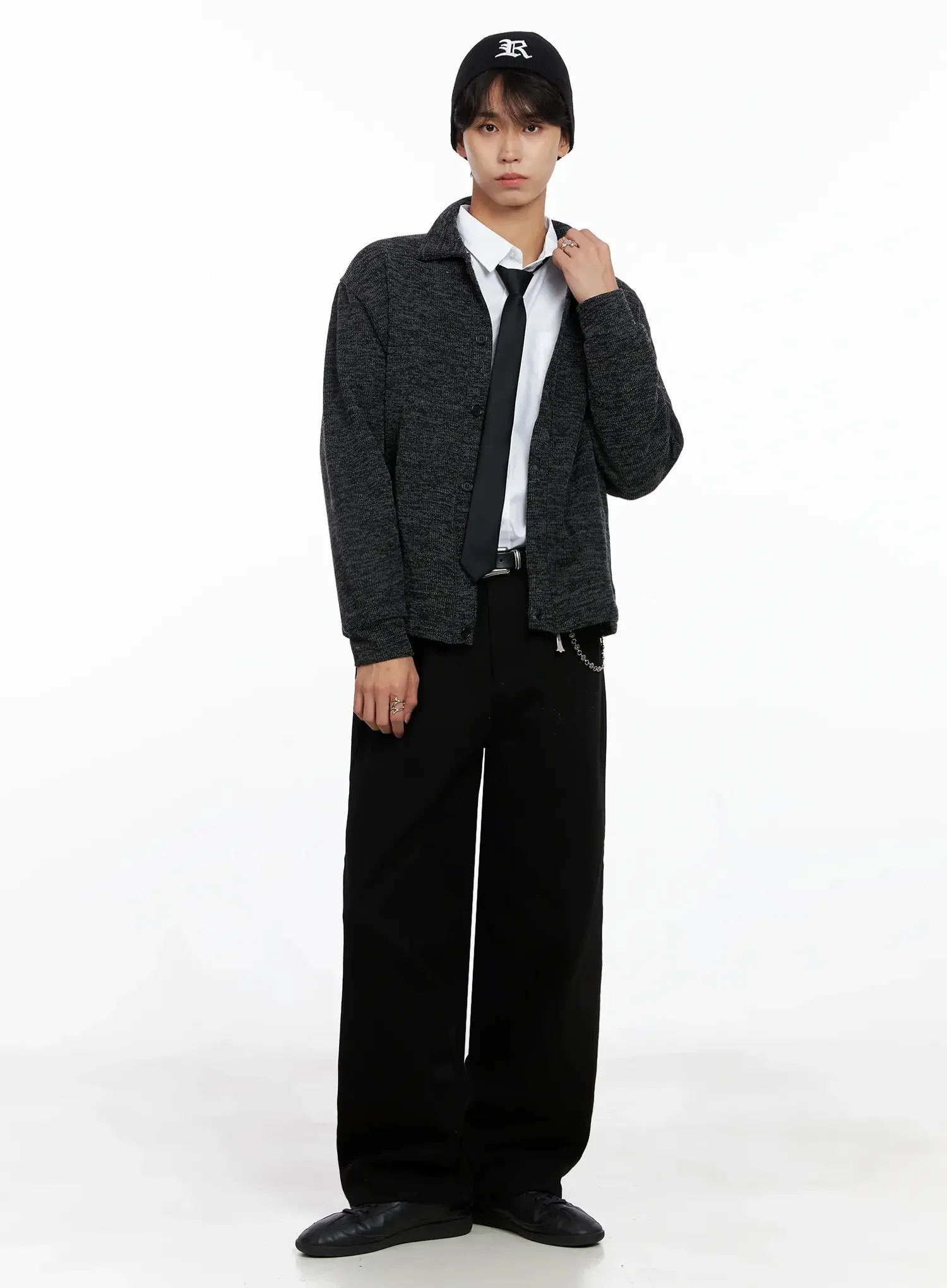 Men's Classic Wide Pants IO517 - Image 14