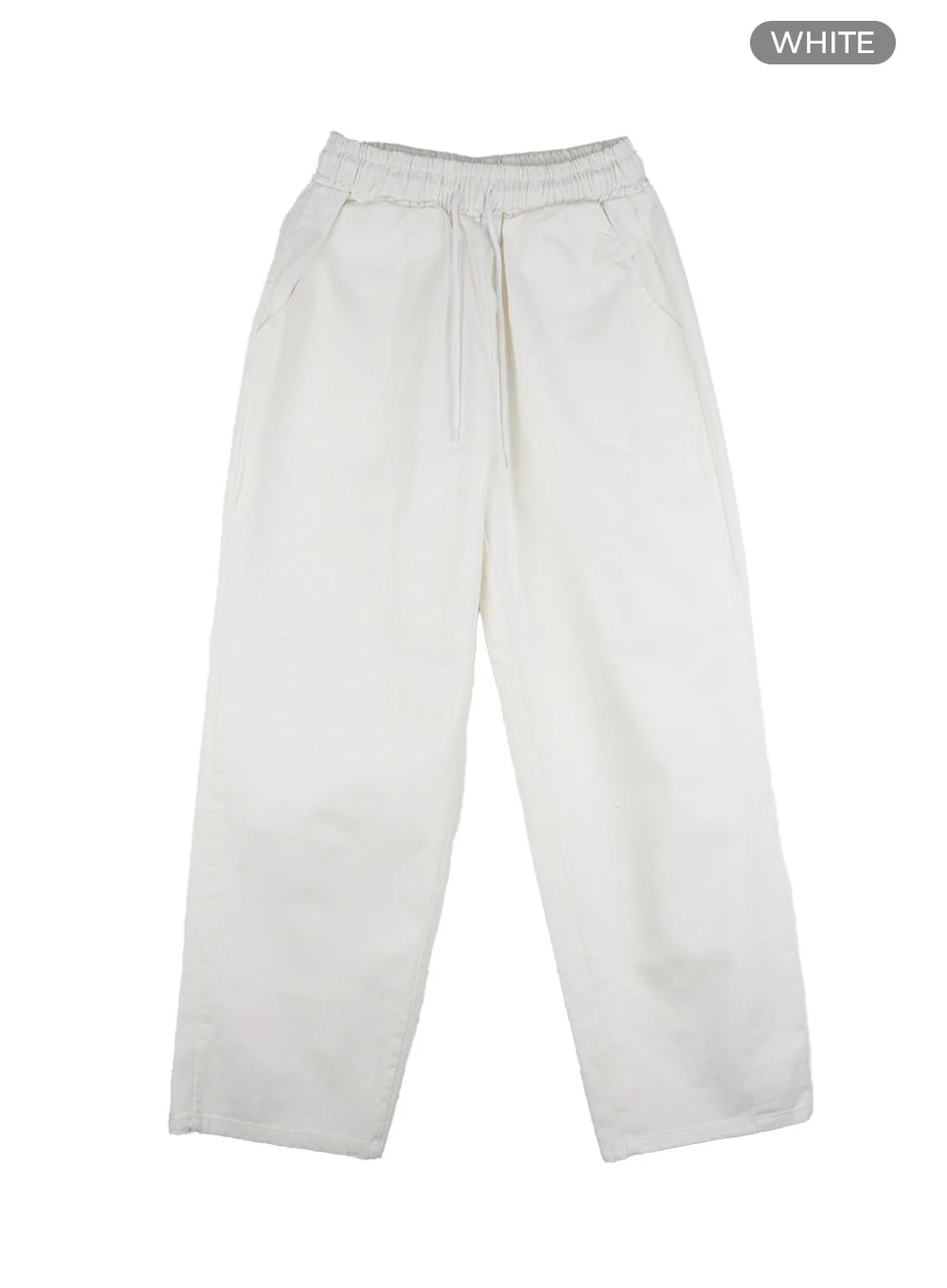 Men's Classis Cotton Solid Wide Pants IS412 - Image 9