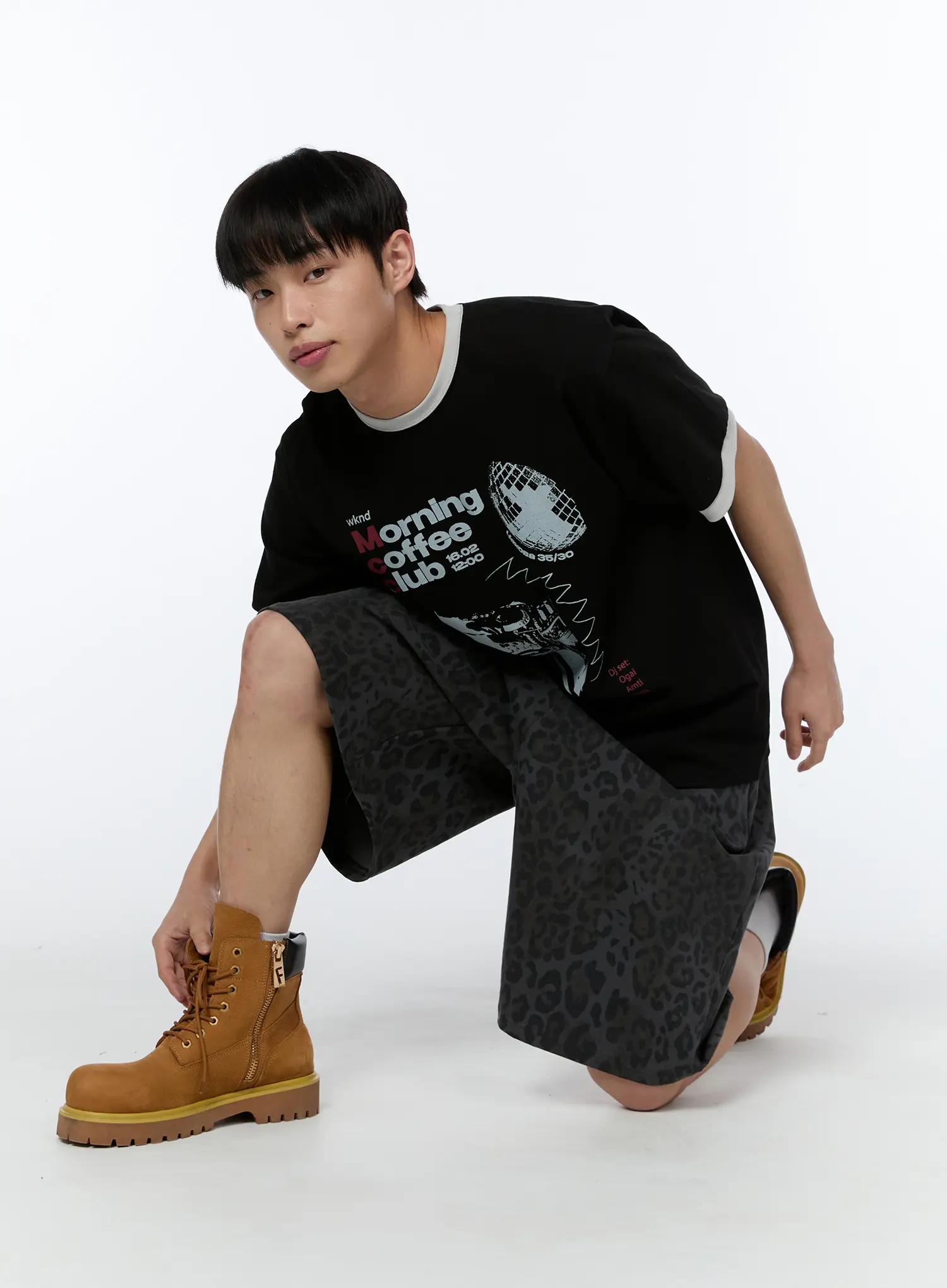 Men's Coffee Graphic Print T-Shirt IA517 - Image 10