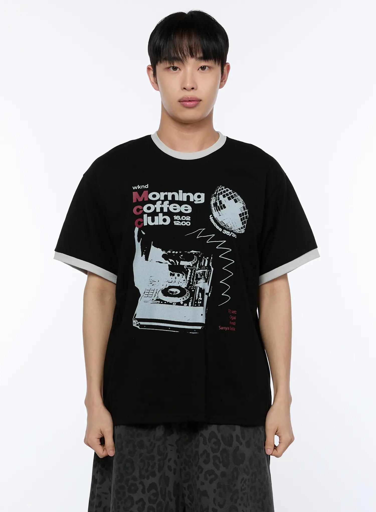 Men's Coffee Graphic Print T-Shirt IA517 - Image 11