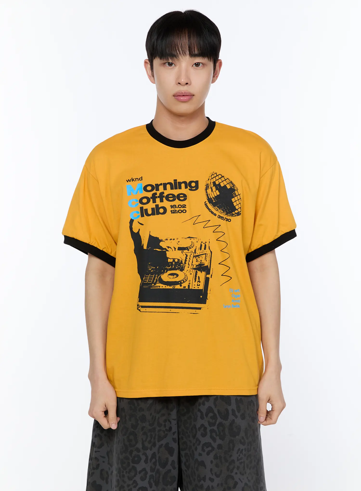 Men's Coffee Graphic Print T-Shirt IA517 - Image 14