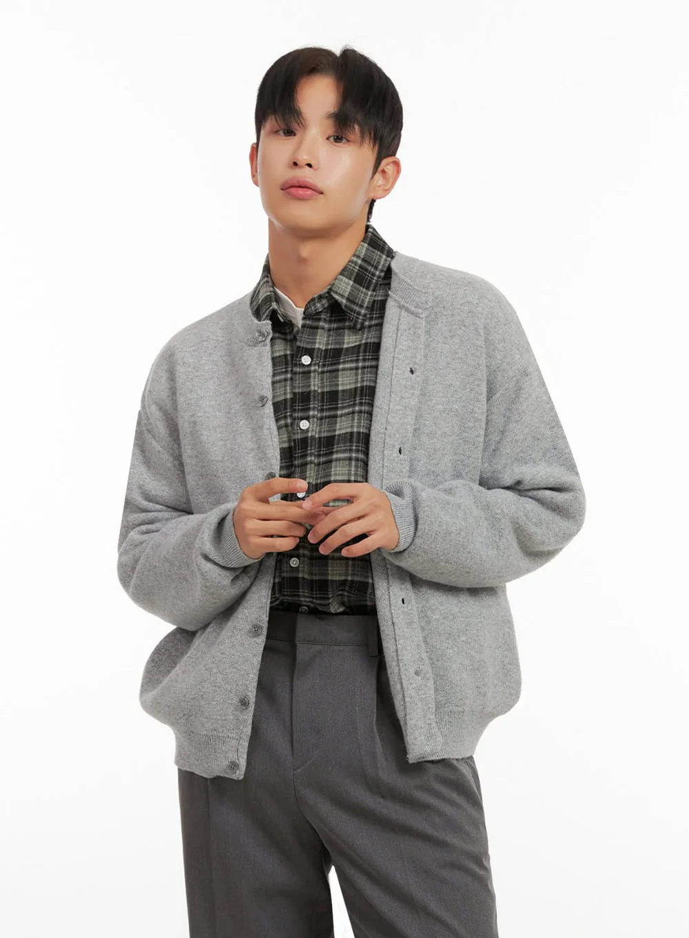 Men's Comfy Buttoned Sweater ID406 - Image 3