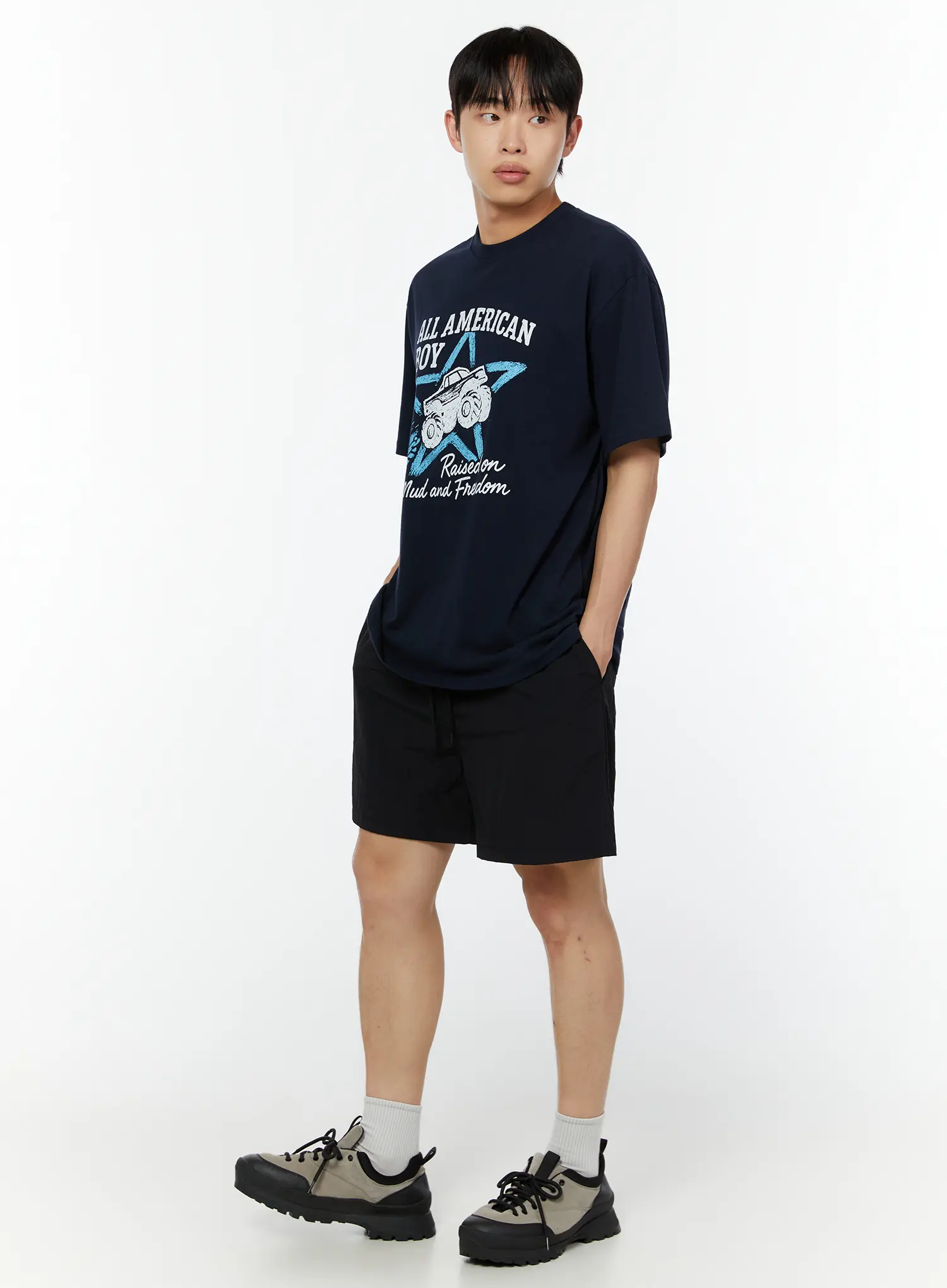 Men's Cool Summer Drawstring Shorts IU515 - Image 6