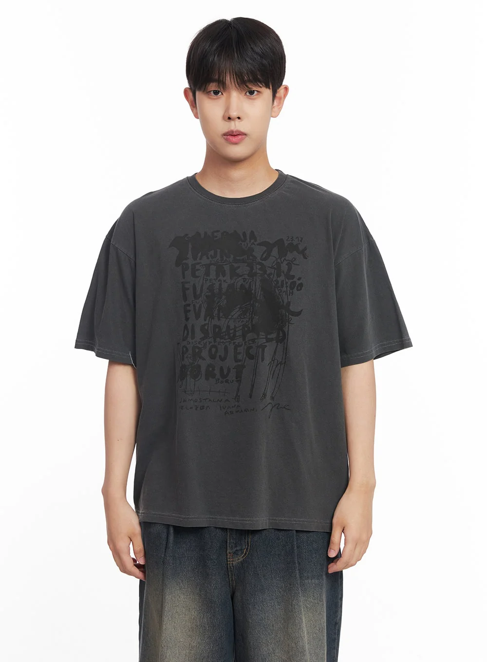 Men's Cotton Bliss Graphic T-Shirt IY522 - Image 12