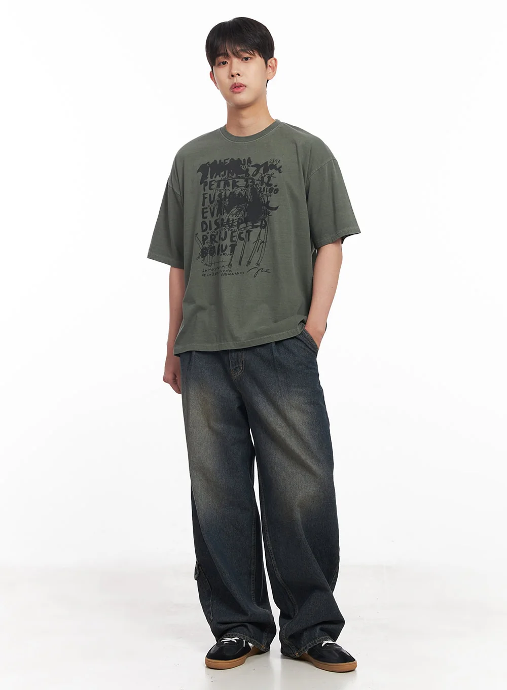 Men's Cotton Bliss Graphic T-Shirt IY522 - Image 7
