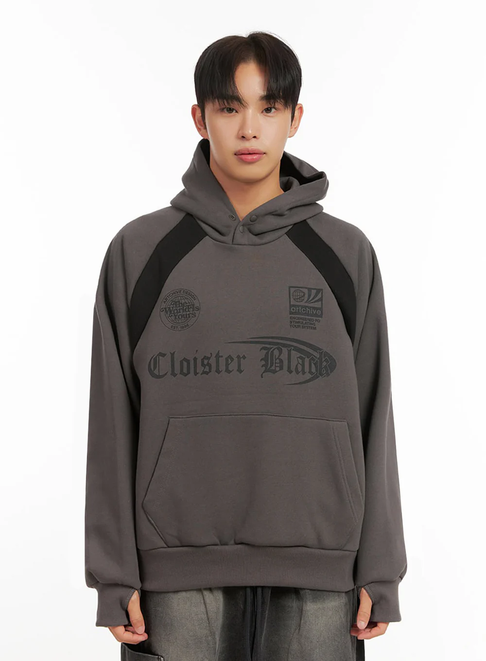 Men's Cotton Graphic Hoodie ID413 - Image 10