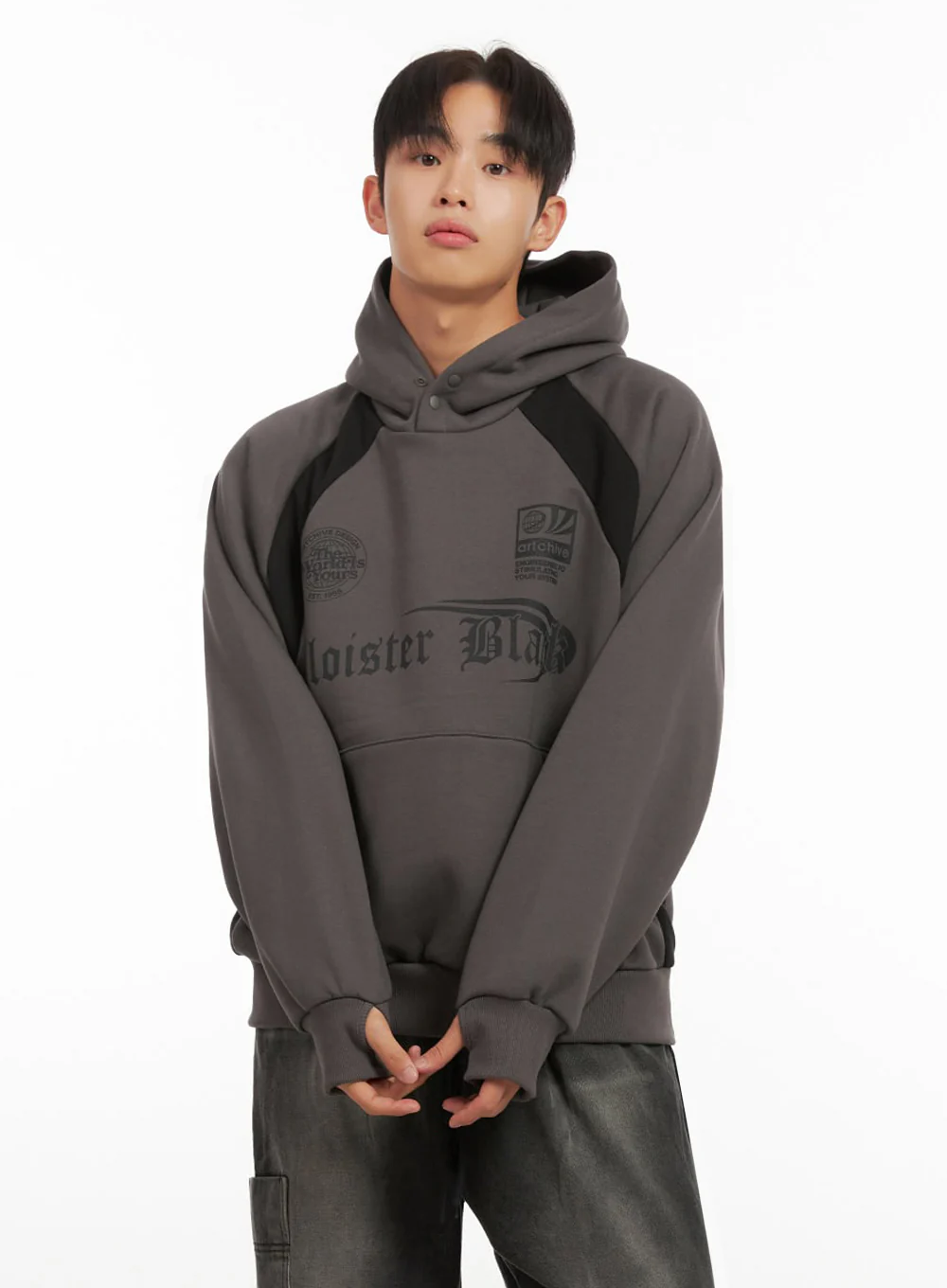 Men's Cotton Graphic Hoodie ID413 - Image 3