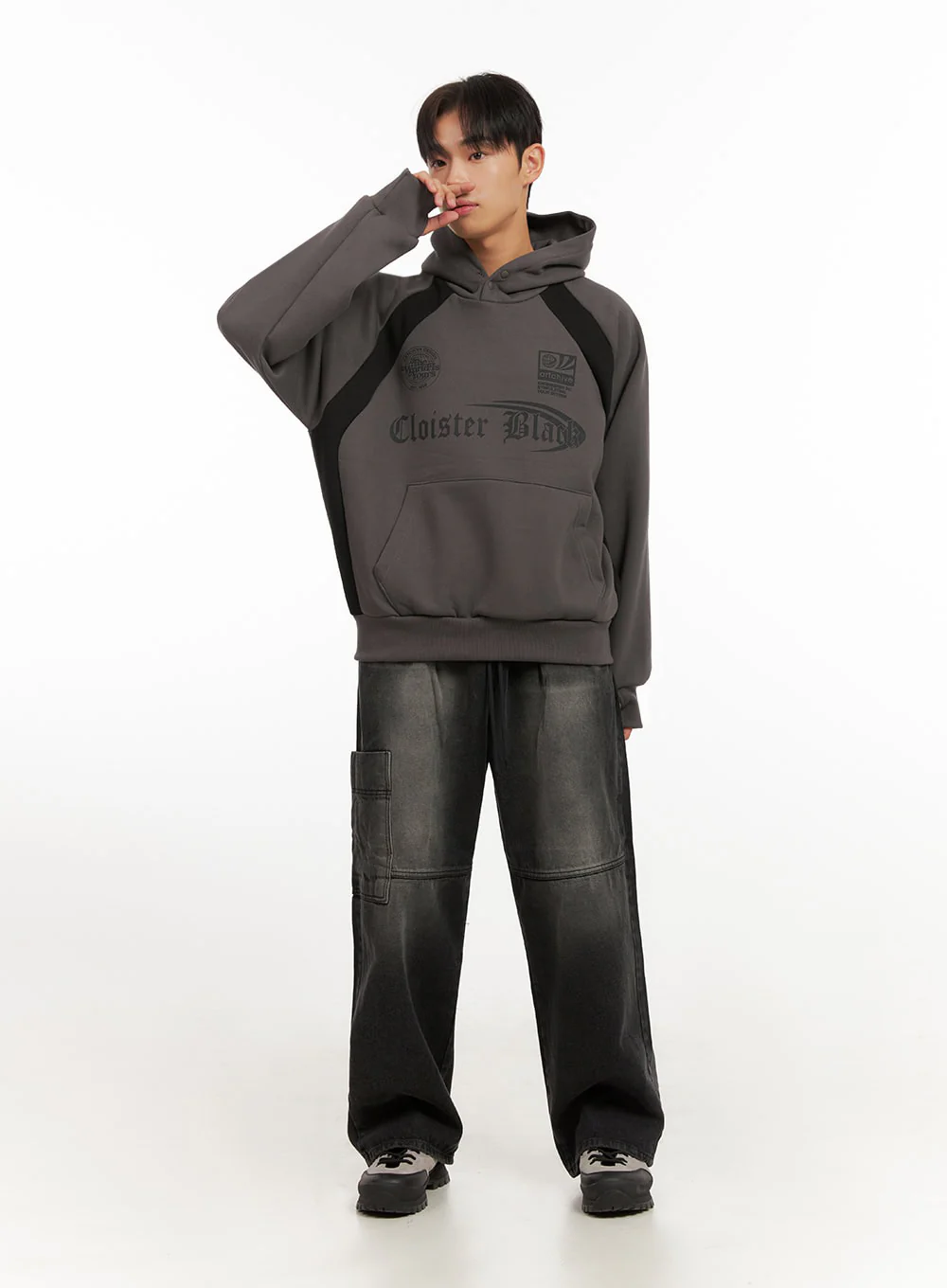 Men's Cotton Graphic Hoodie ID413 - Image 6