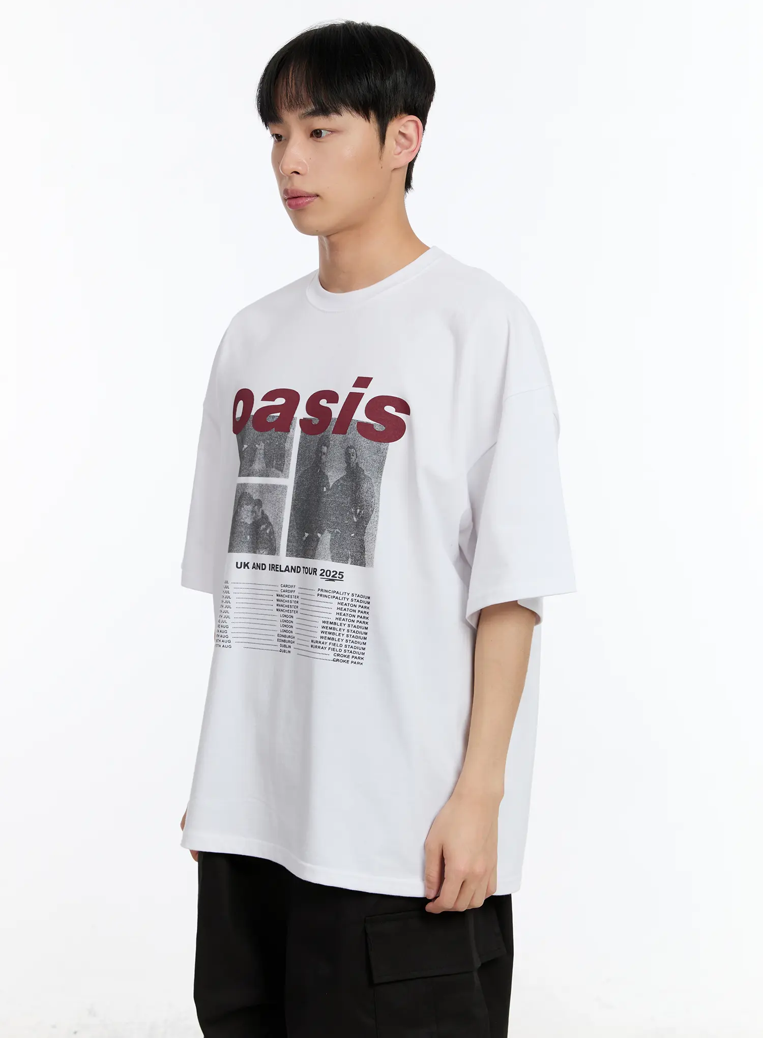 Men's Cotton Graphic Short Sleeve Tee IA507 - Image 4