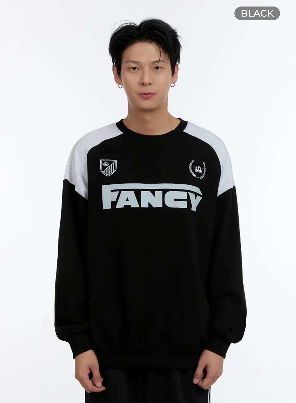 Men's Crew Neck Graphic Sweatshirt IO428 - Image 11
