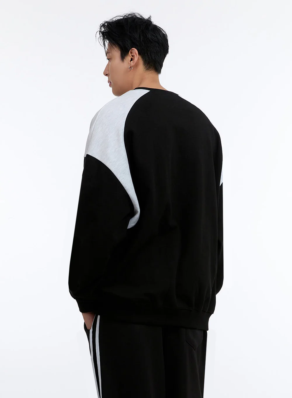 Men's Crew Neck Graphic Sweatshirt IO428 - Image 5