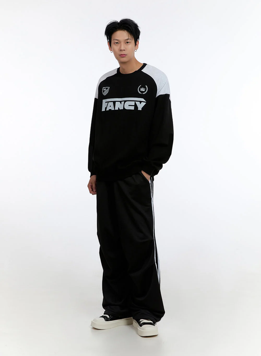 Men's Crew Neck Graphic Sweatshirt IO428 - Image 6