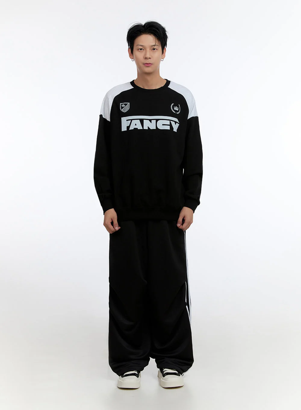 Men's Crew Neck Graphic Sweatshirt IO428 - Image 8