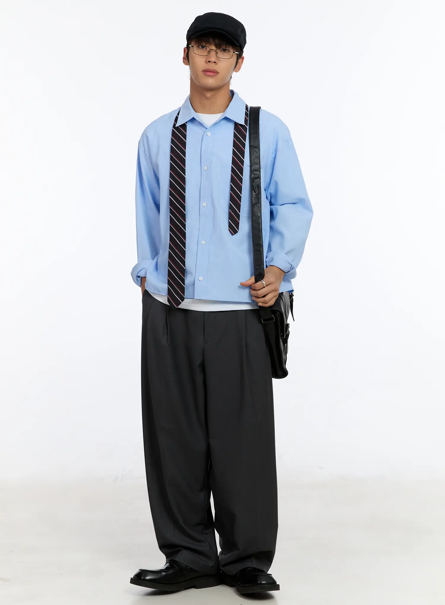 Men's Cropped Oxford Shirt IM530
