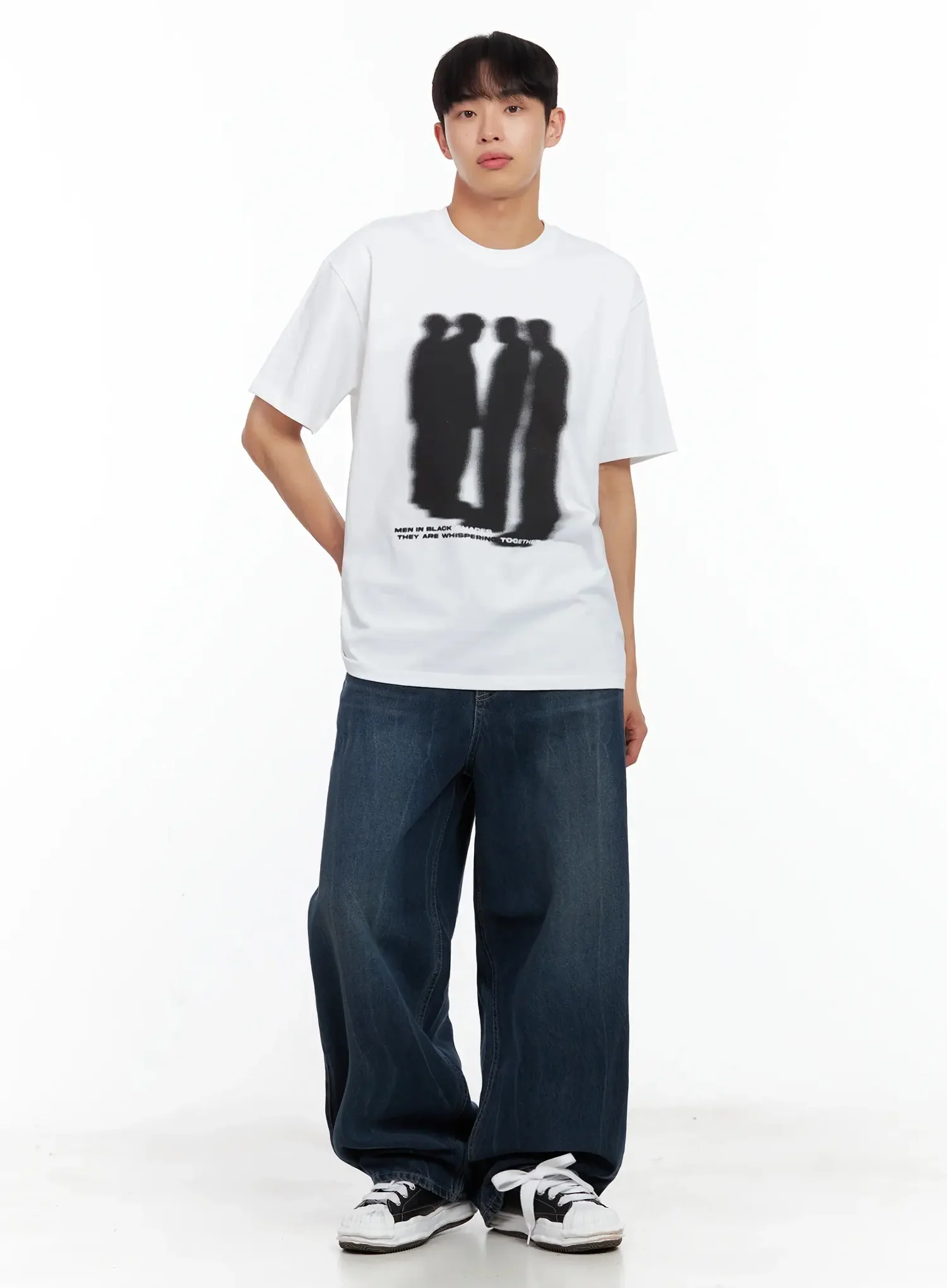 Men's Dark-Wash Vintage Jeans IL516 - Image 11
