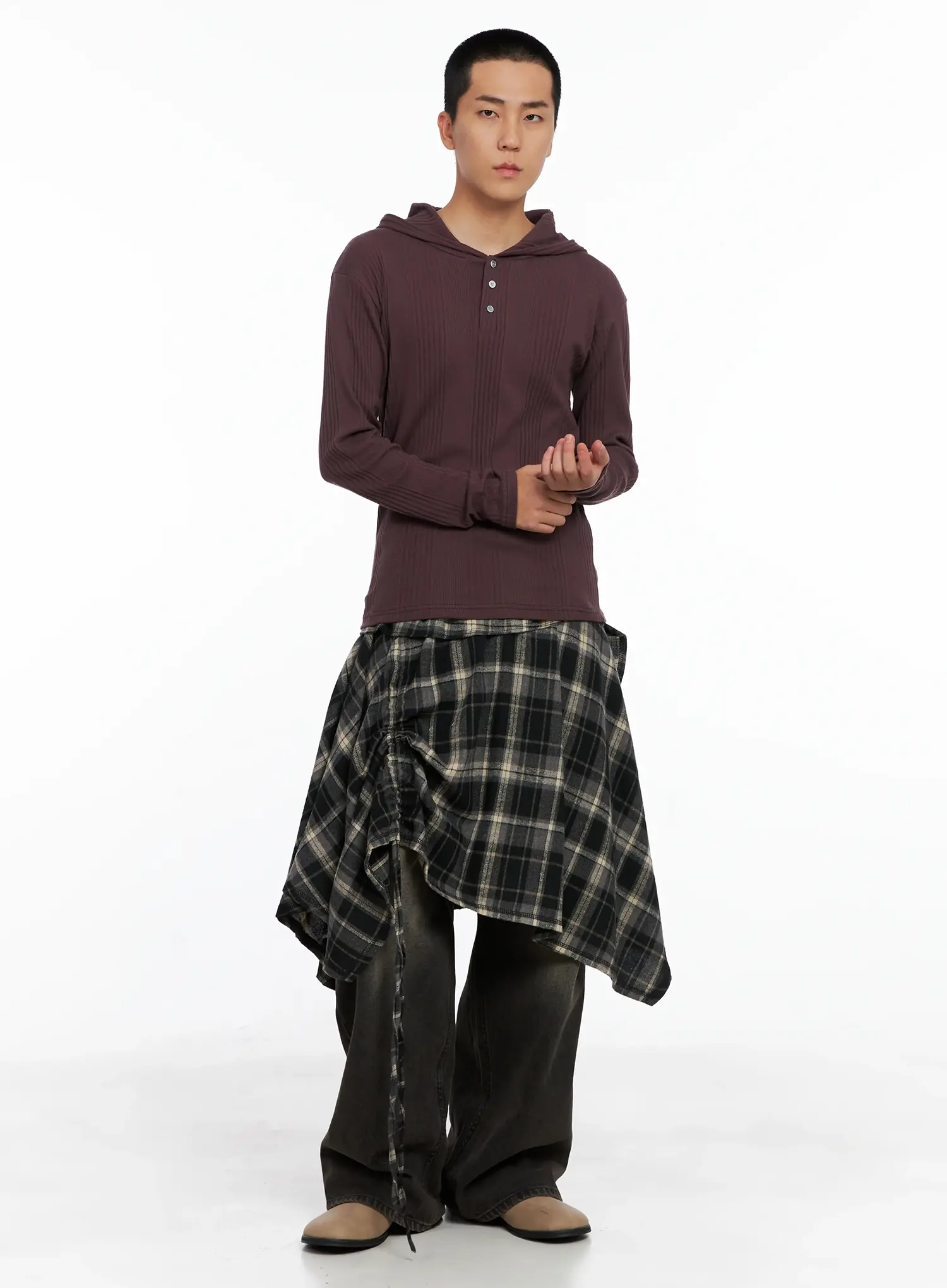 Men's Deep Washed Jeans IS502 - Image 11