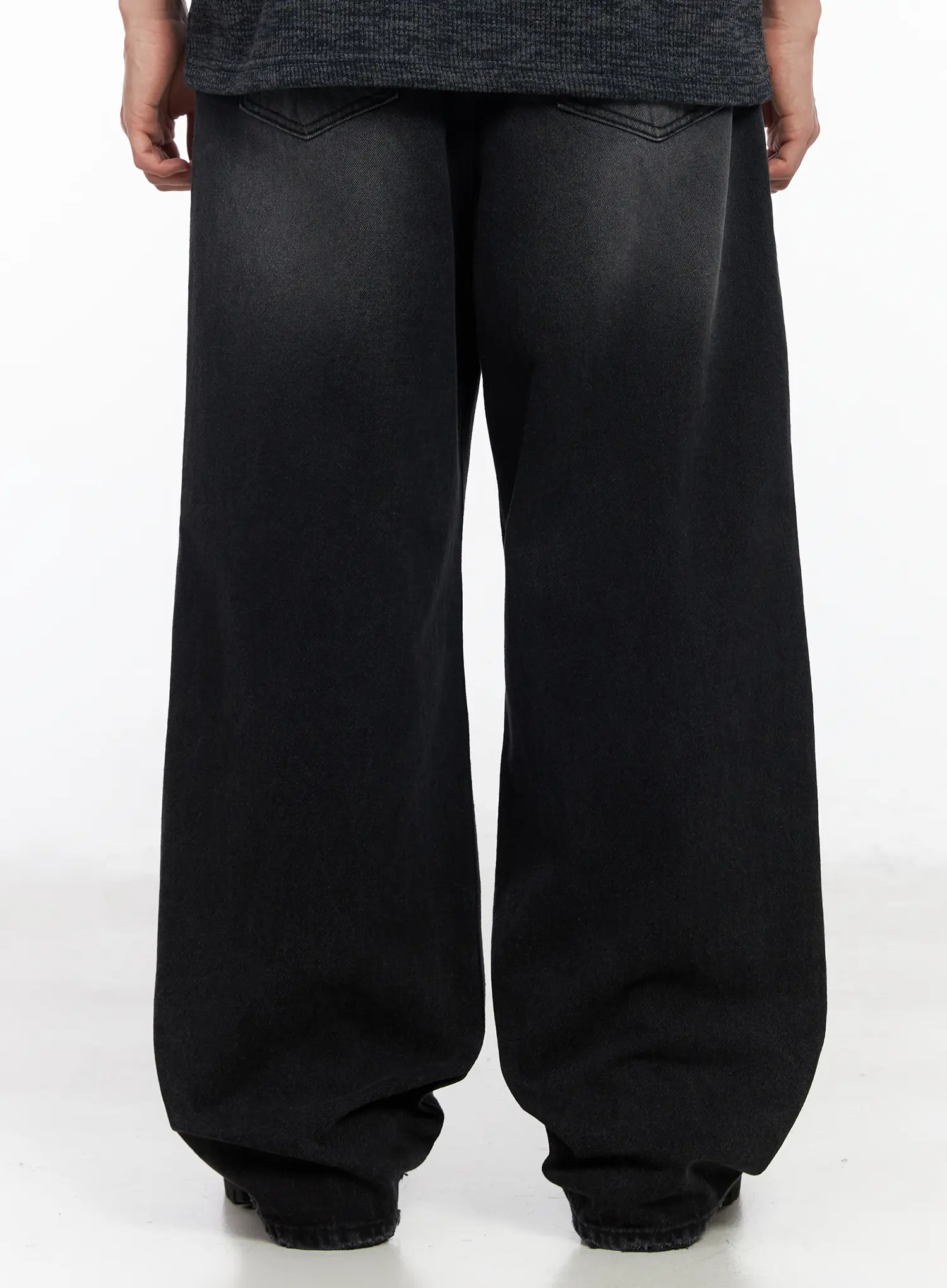 Men's Distressed Baggy Jeans IA501 - Image 8
