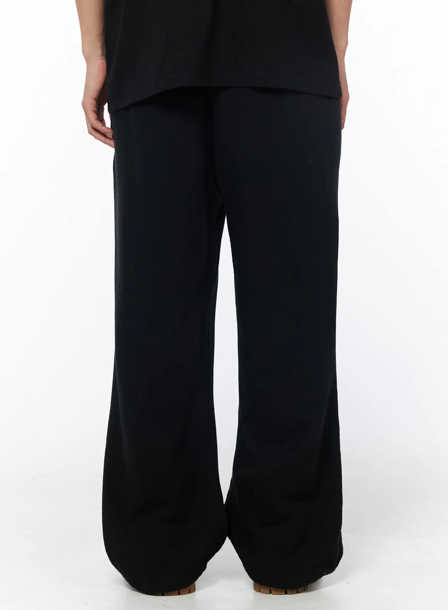 Men's Distressed Sweatpants (Black) IU510 - Image 8