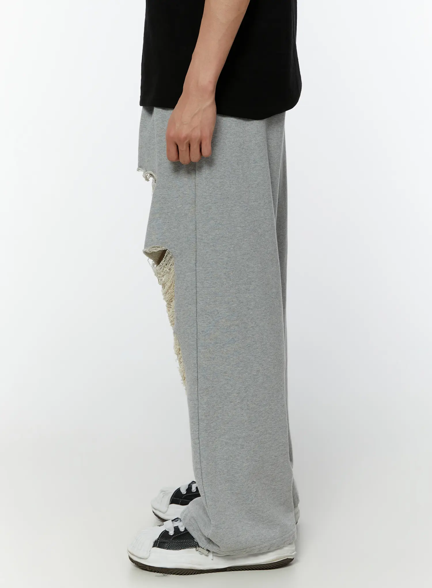 Men's Distressed Sweatpants IU515 - Image 4