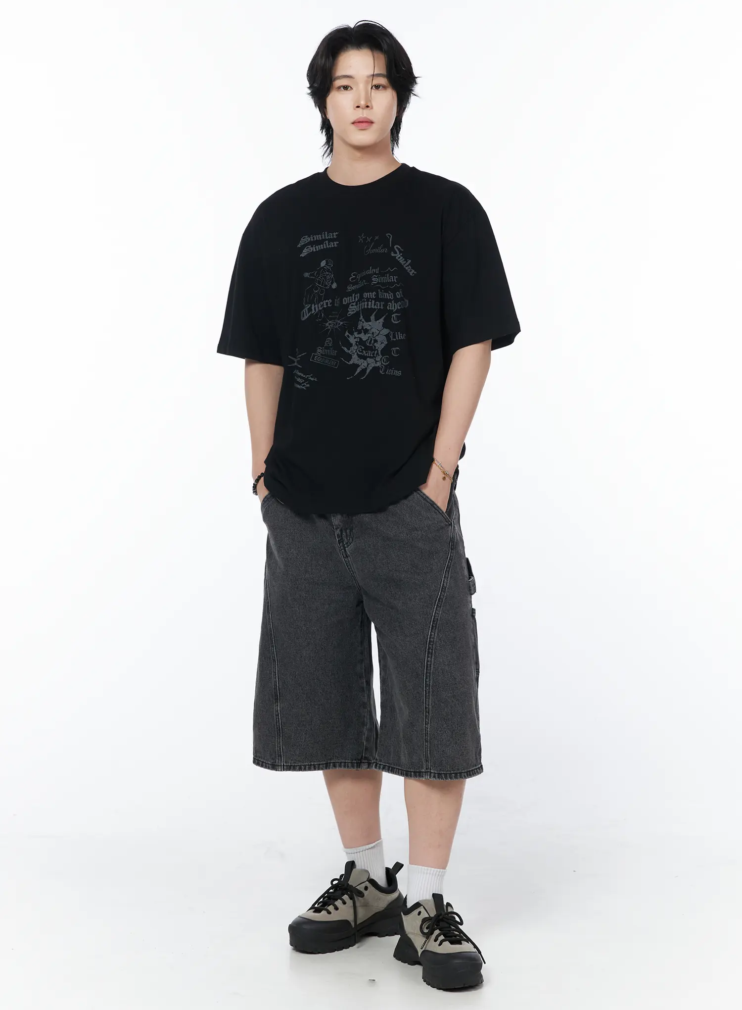 Men's Double Waist Jorts IY525 - Image 11
