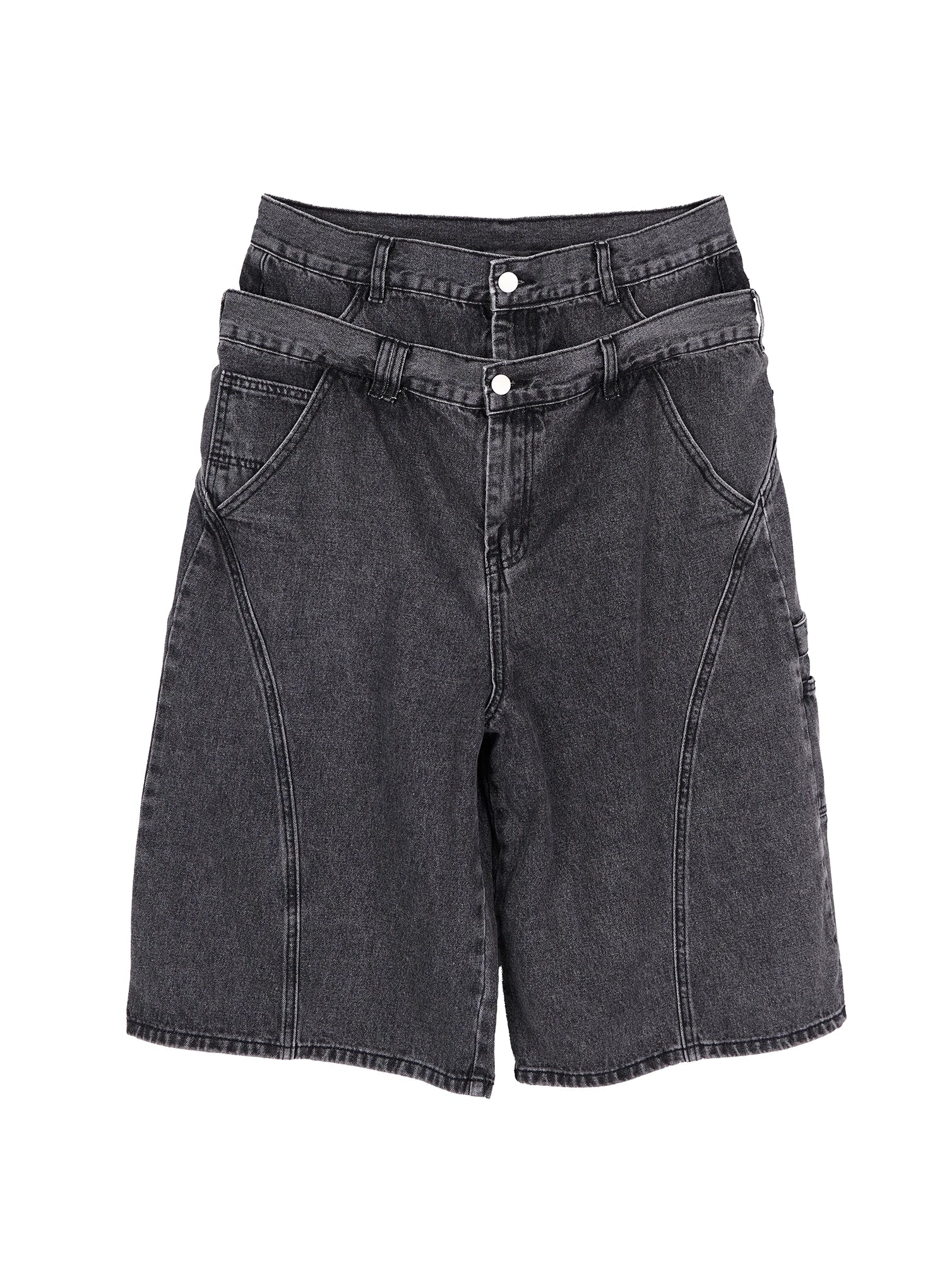 Men's Double Waist Jorts IY525 - Image 12