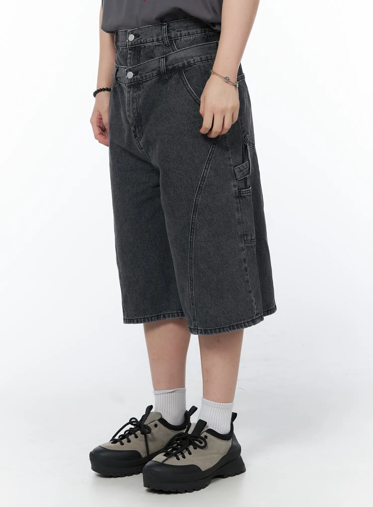 Men's Double Waist Jorts IY525 - Image 2