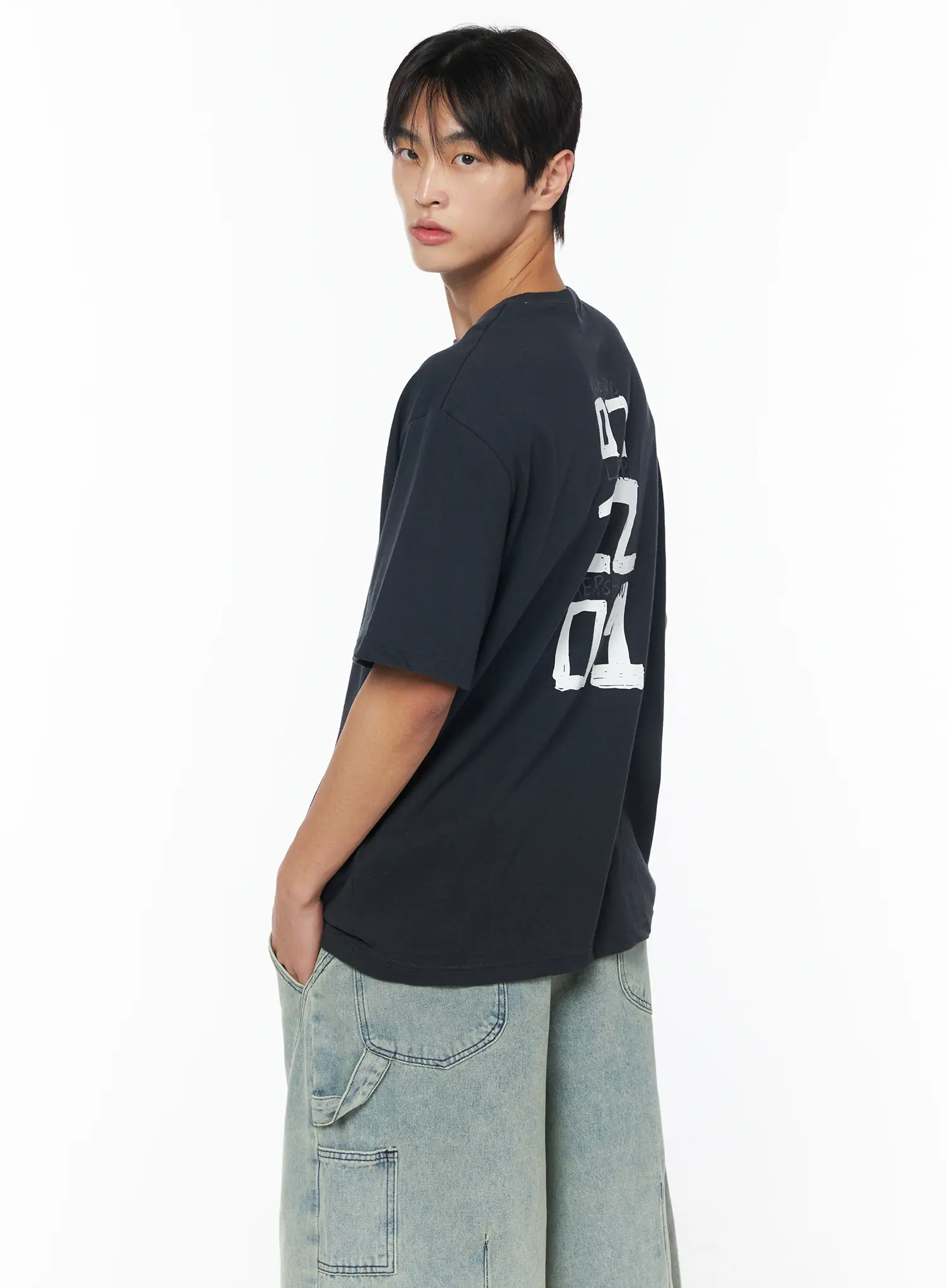 Men's Drawing Graphic Tee IU510