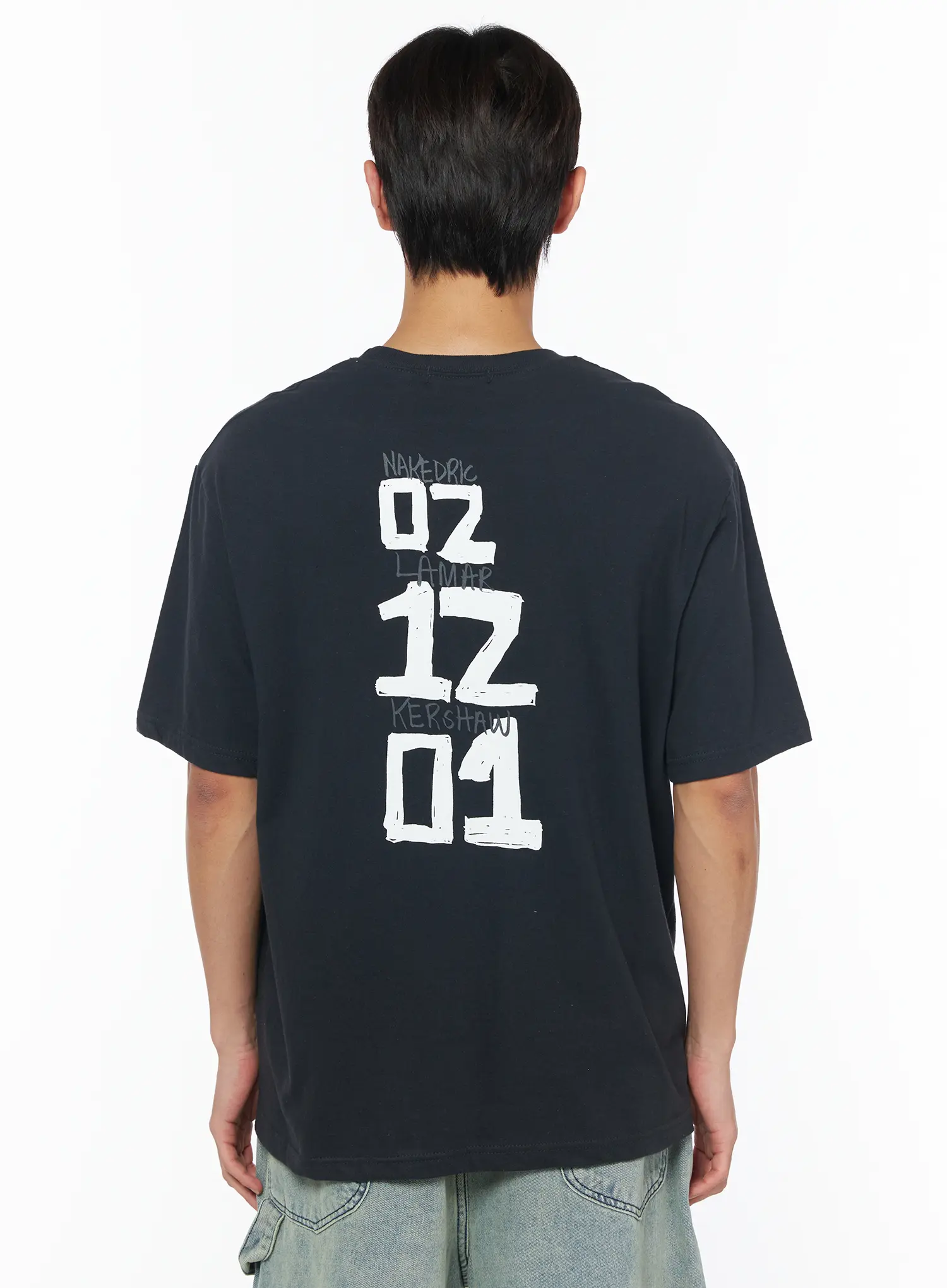Men's Drawing Graphic Tee IU510 - Image 6