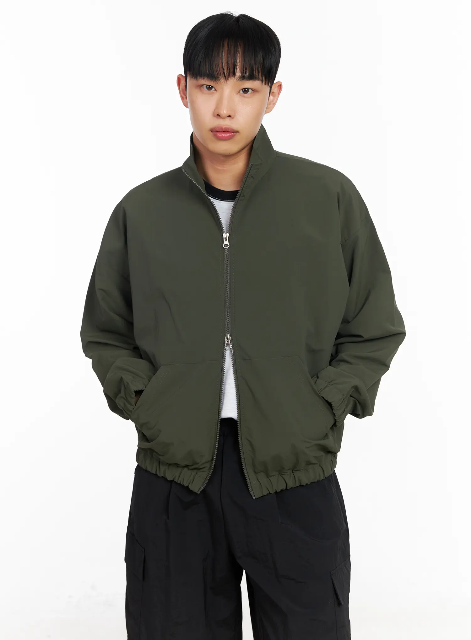 Men's Dual-Zip Windbreaker IA502 - Image 10