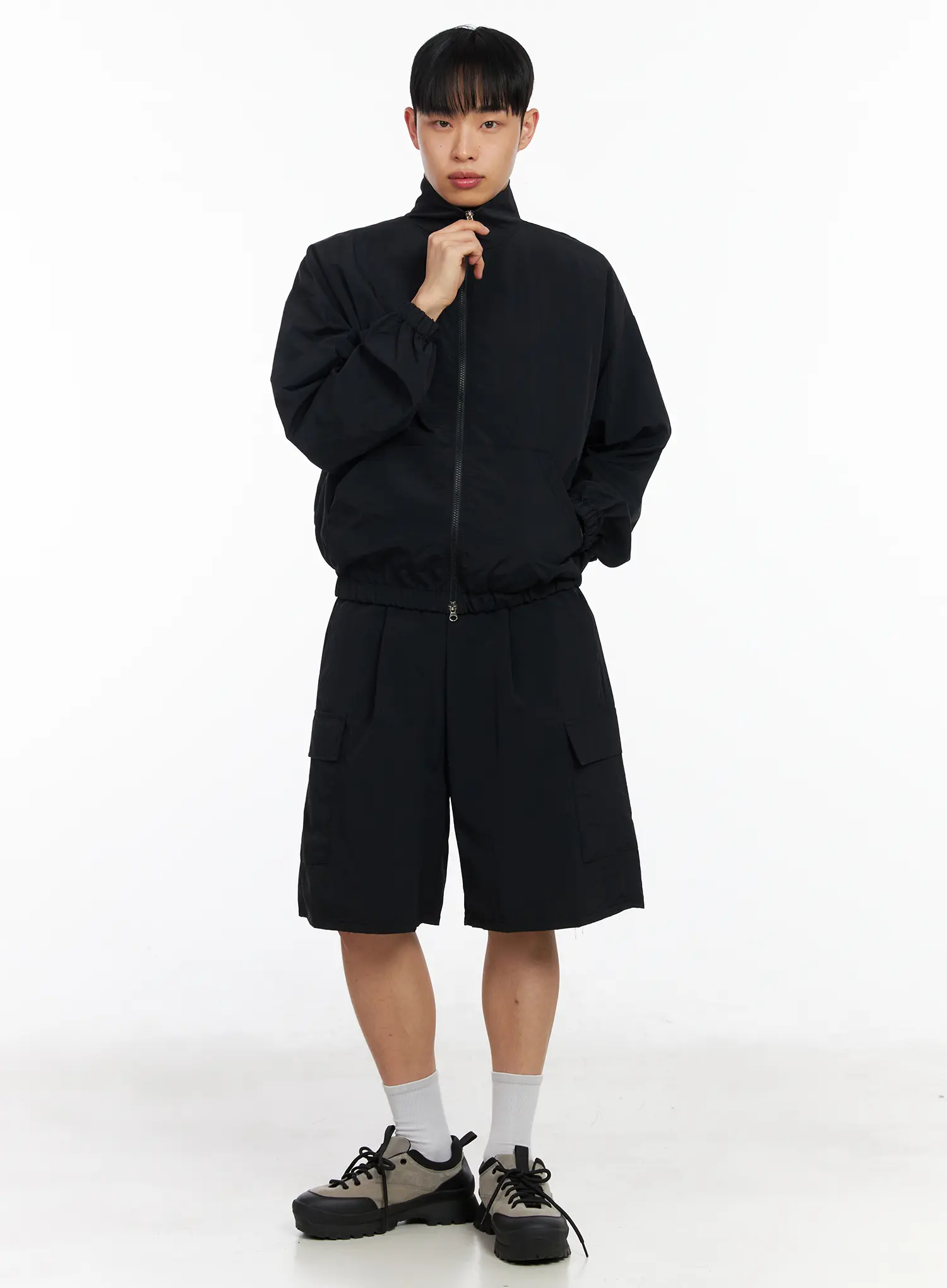Men's Dual-Zip Windbreaker IA502 - Image 3