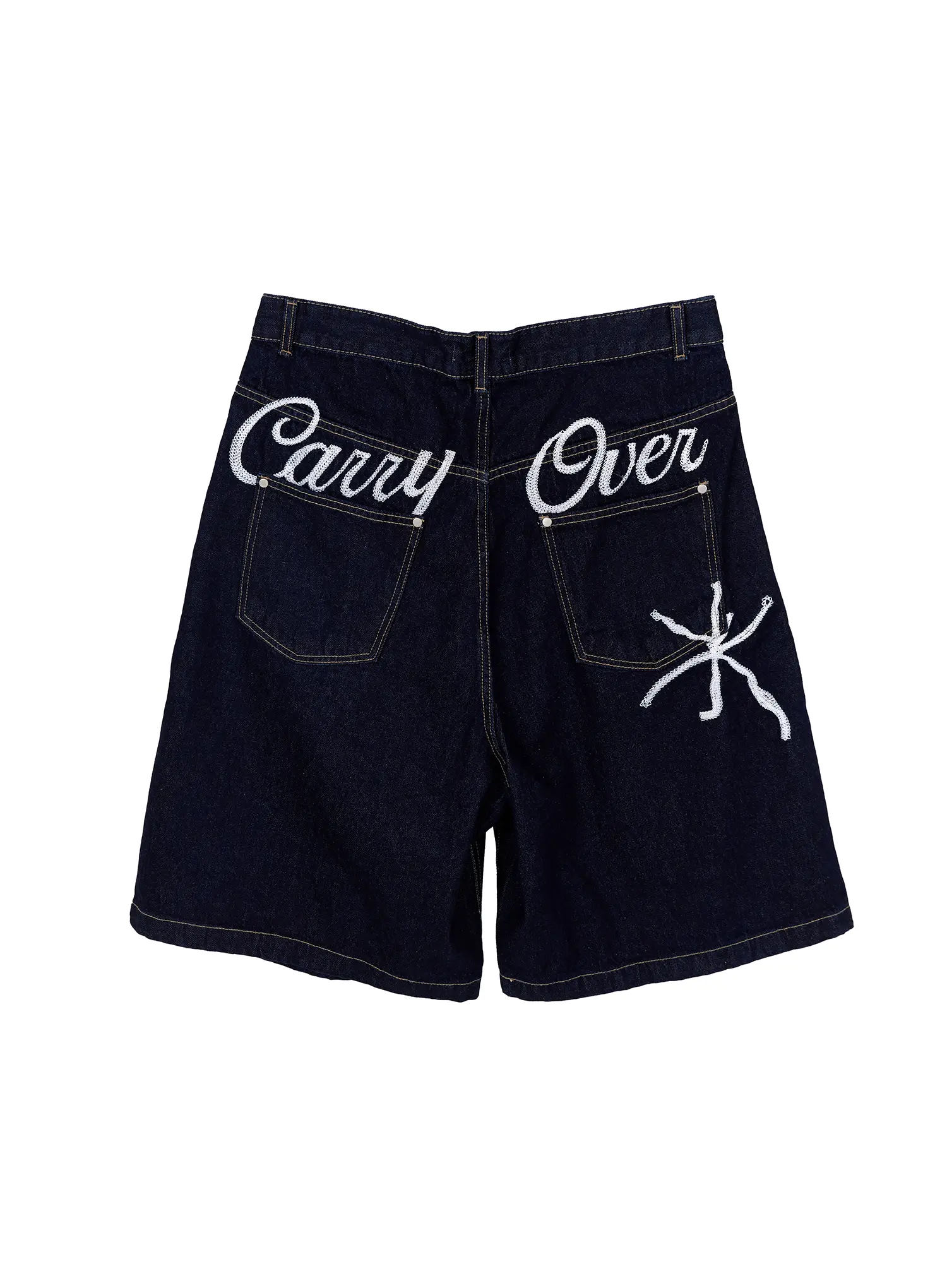 Men's Embroidered Graphic Jorts IA517 - Image 13