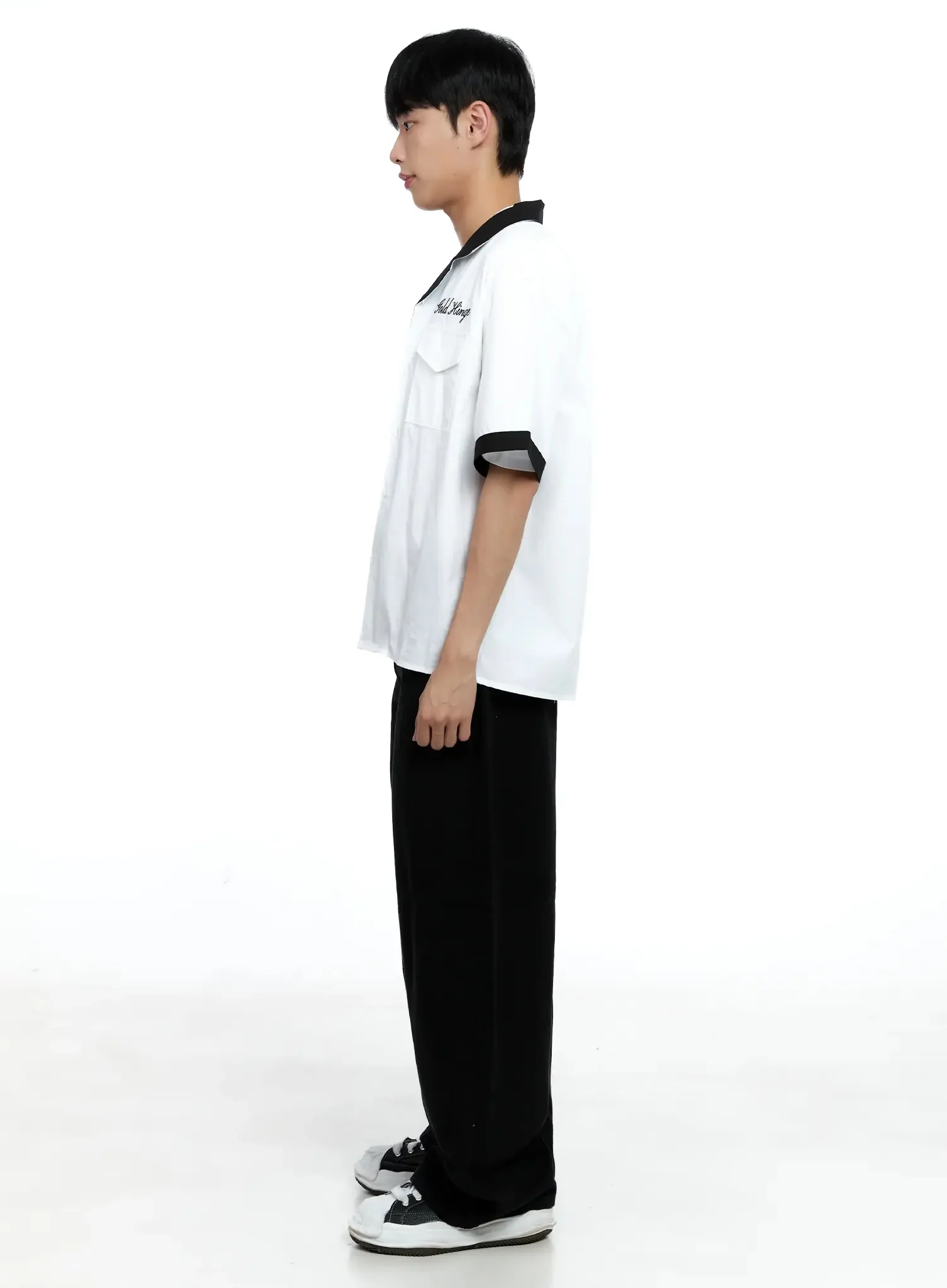 Men's Embroidered Graphic Shirt IG520 - Image 13