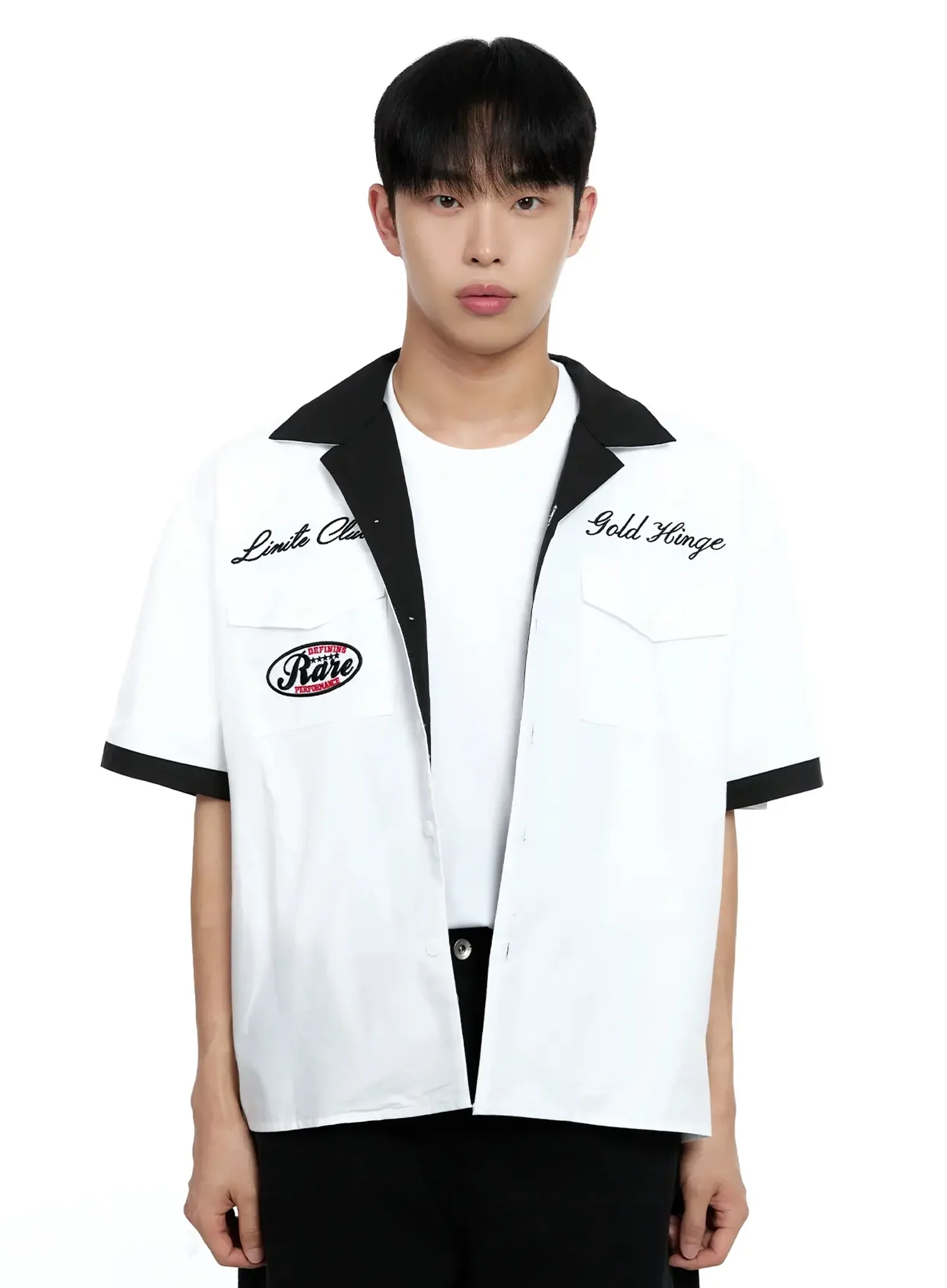 Men's Embroidered Graphic Shirt IG520 - Image 17