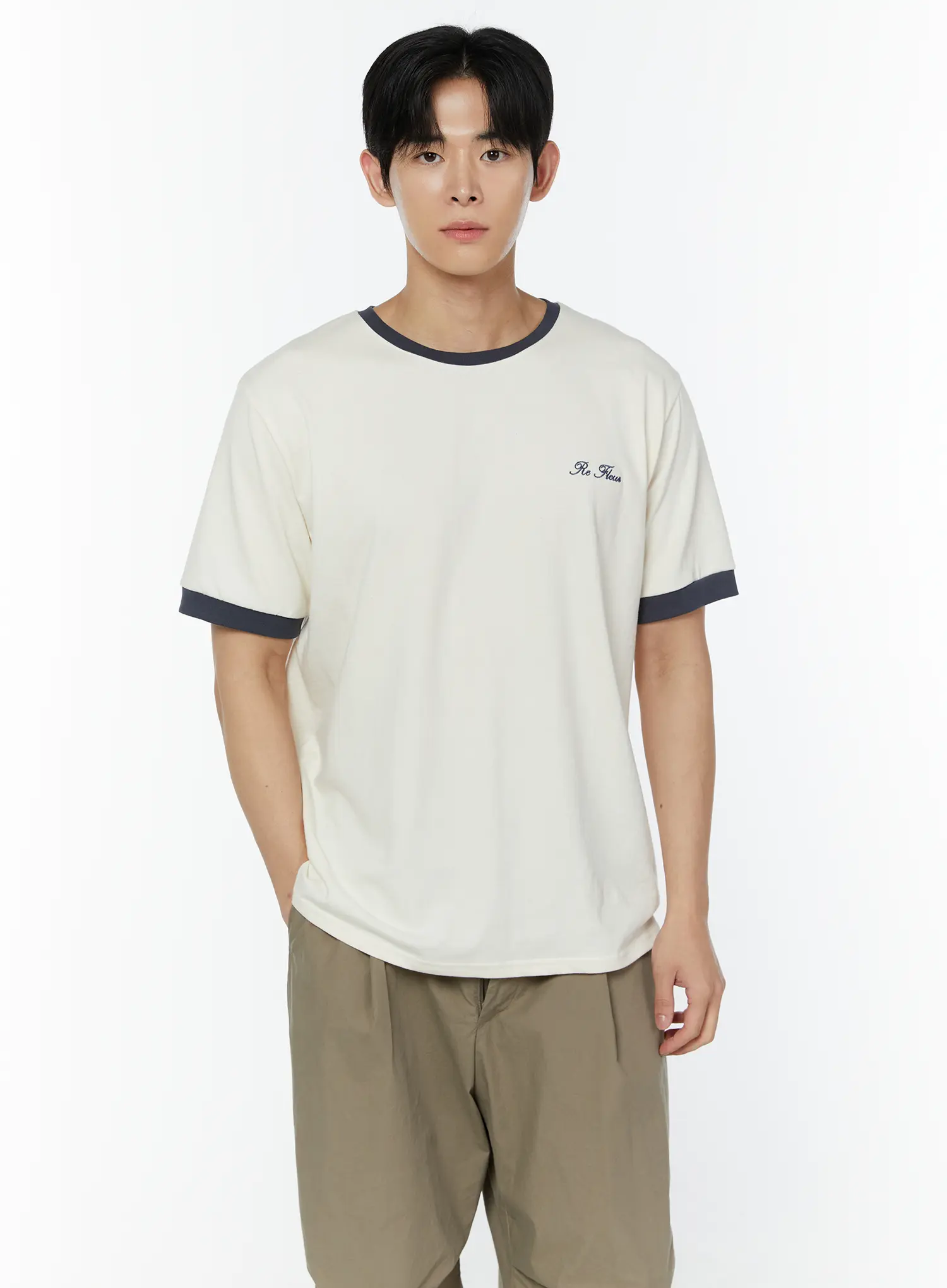 Men's Embroidered T-Shirt IU508