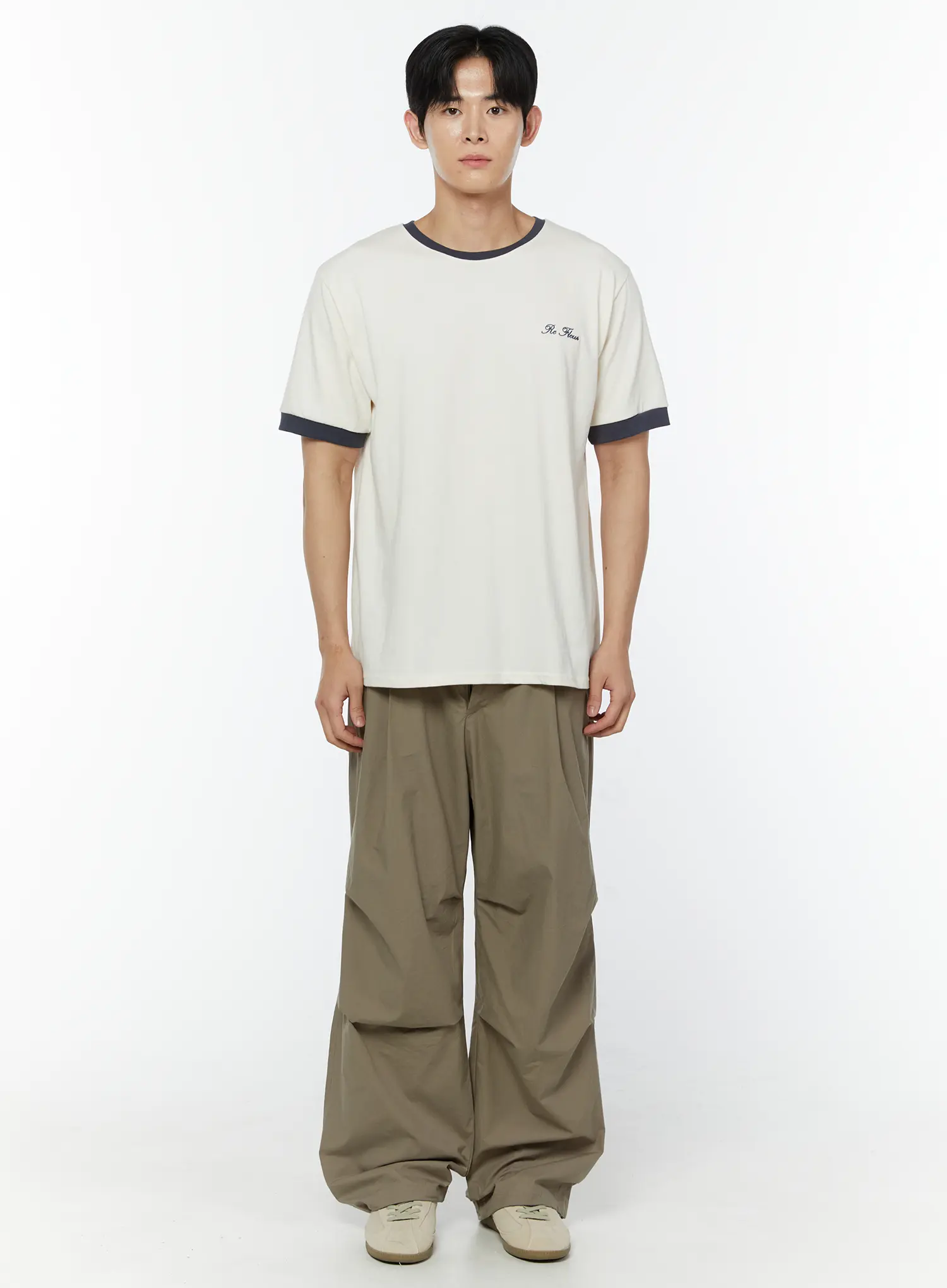 Men's Embroidered T-Shirt IU508 - Image 3
