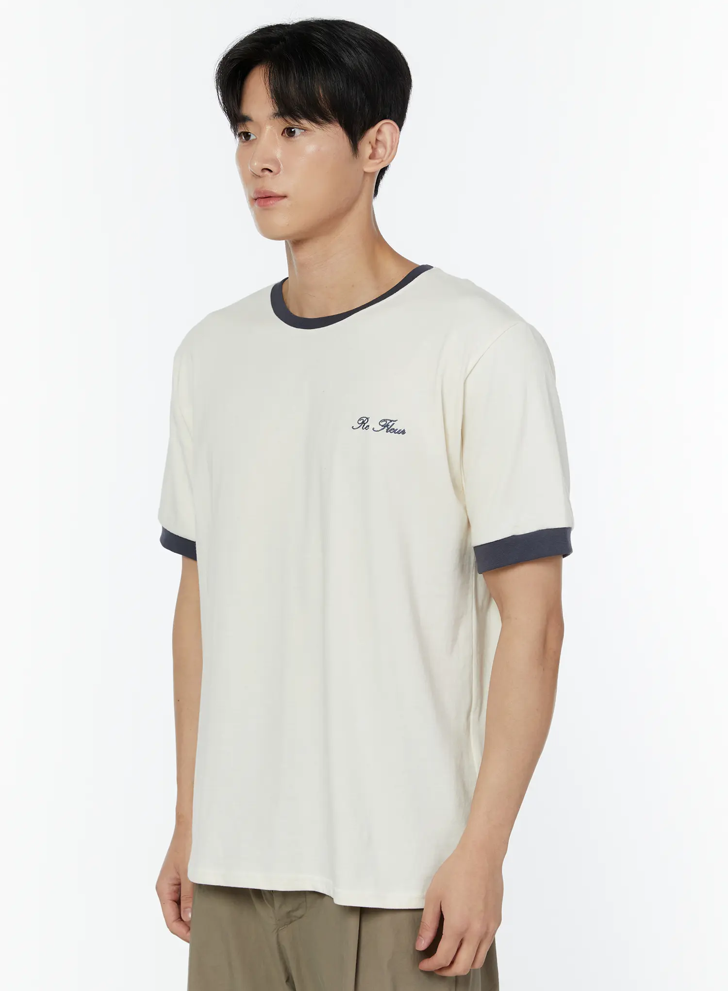 Men's Embroidered T-Shirt IU508 - Image 4