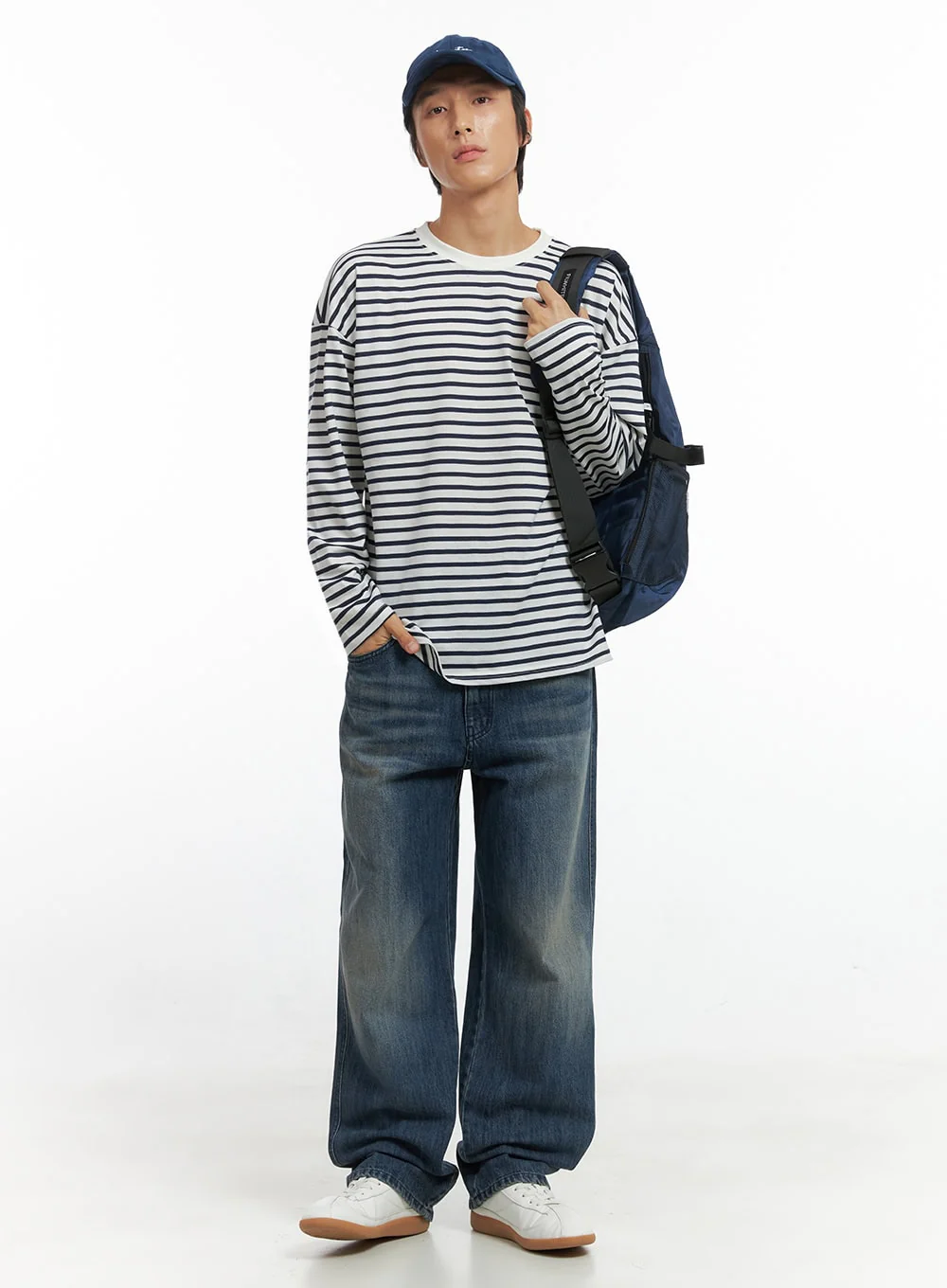 Men's Essential Striped Shirt IO417 - Image 2