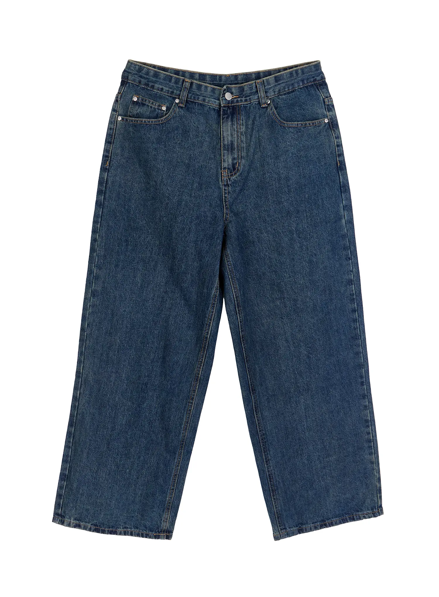Men's Essential Wide Leg Jeans IA501 - Image 11
