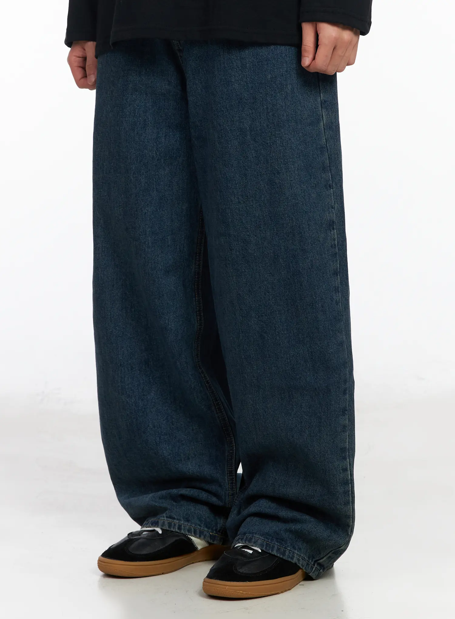 Men's Essential Wide Leg Jeans IA501 - Image 5