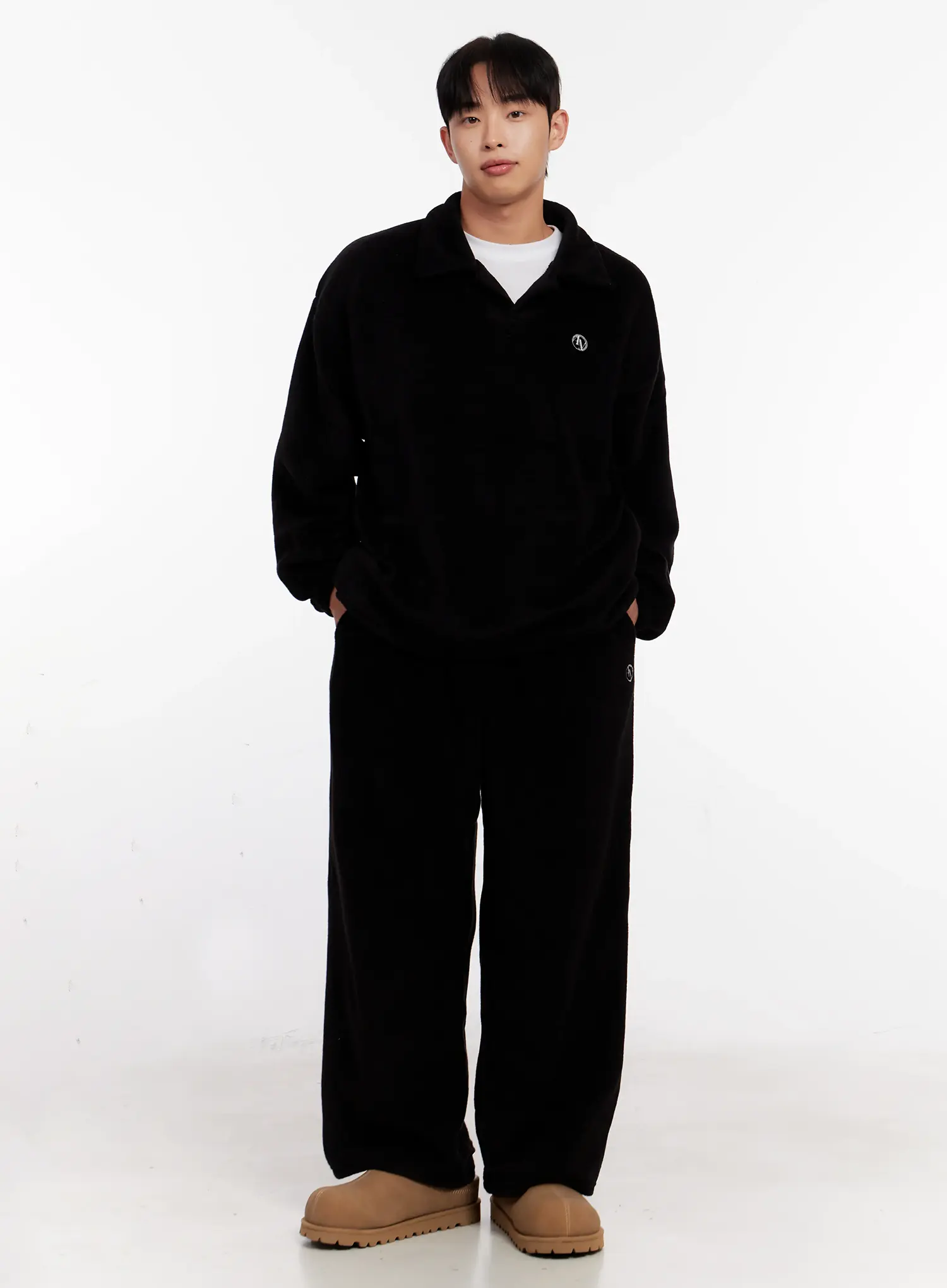 Men's Fleece Collar Top IO528 - Image 8
