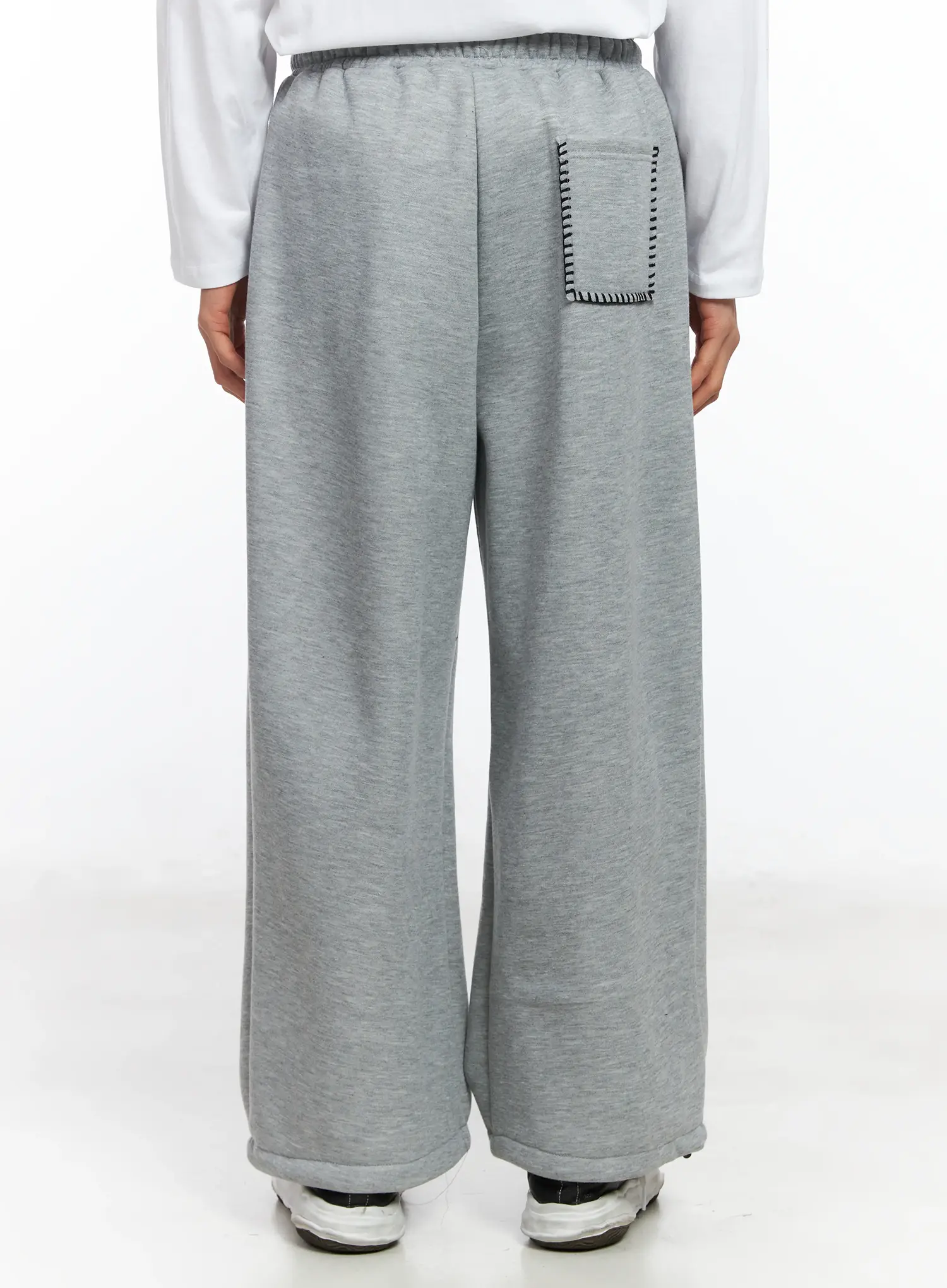 Men's Fleece Drawstring Sweatpants IF506 - Image 8