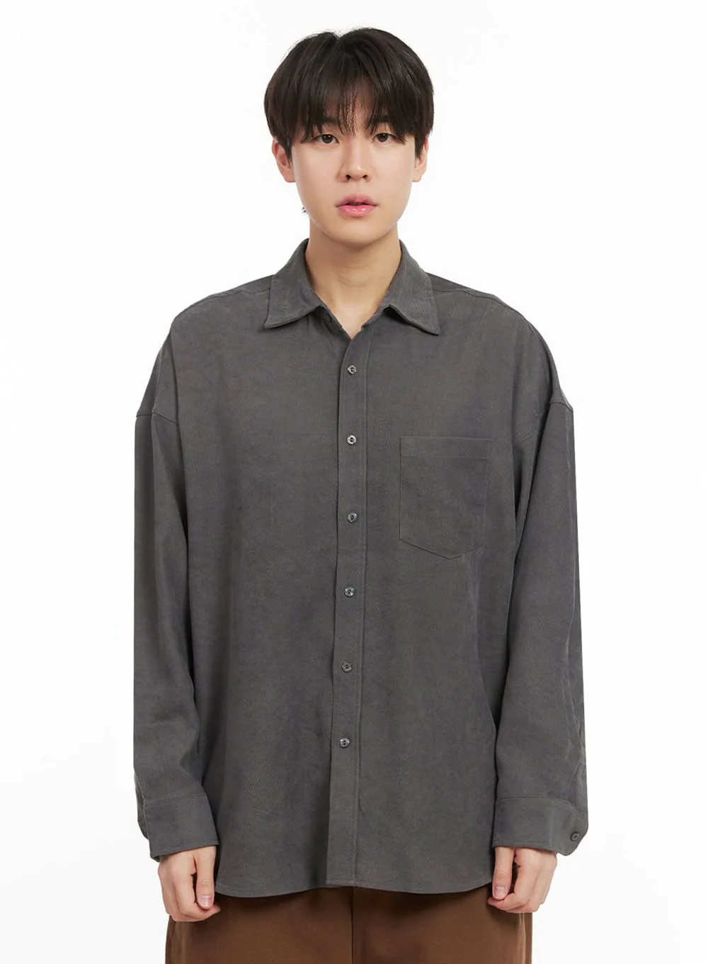 Men's Fleece-Lined Button Up Shirt IJ517 - Image 12