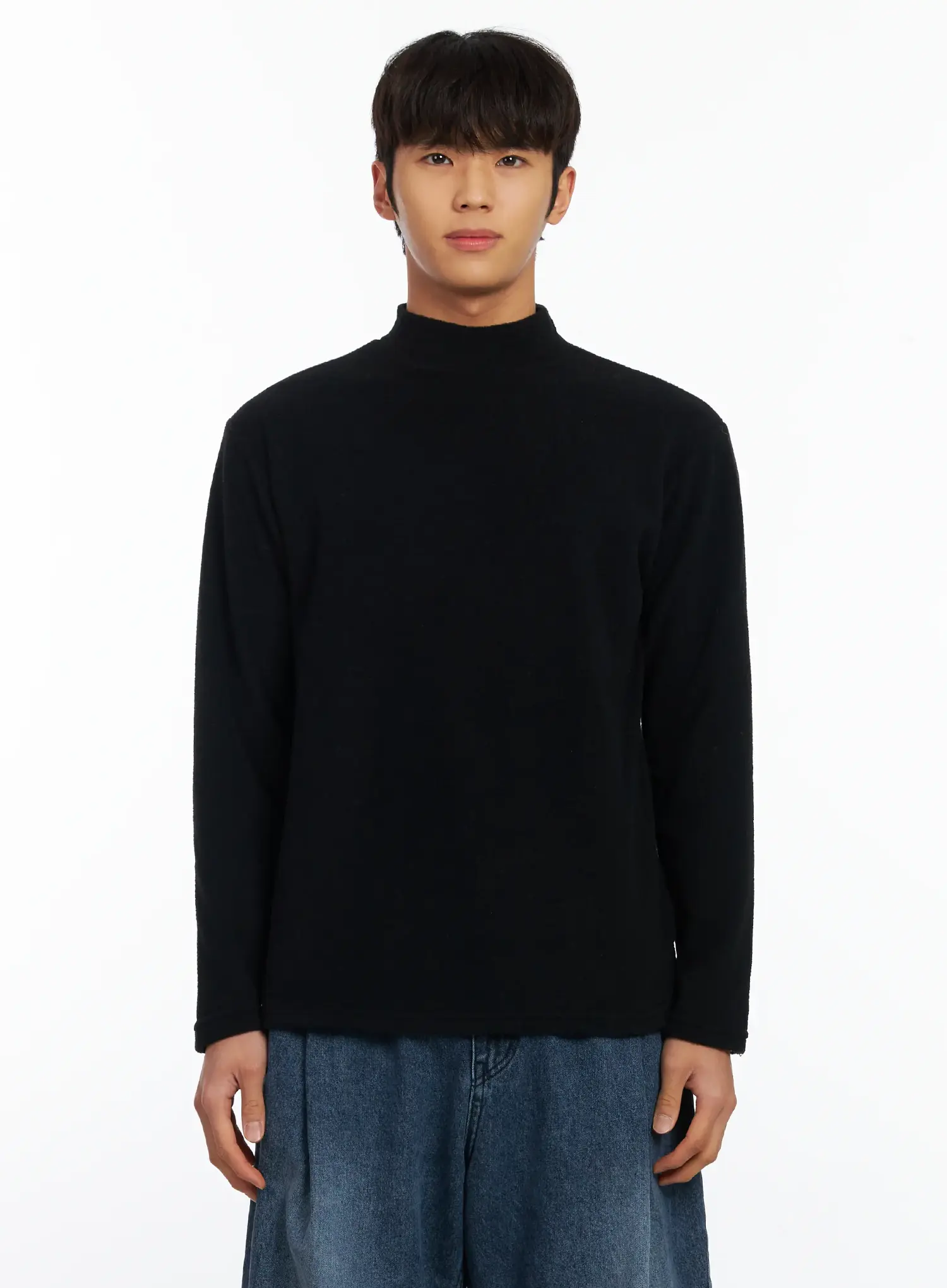 Men's Fleece Mock Neck IF504 - Image 10